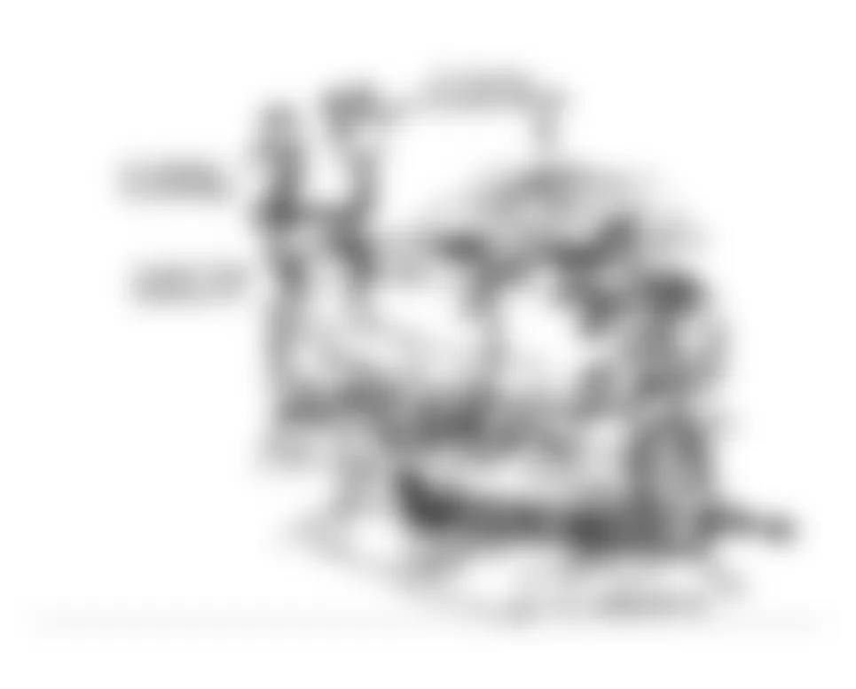 Chevrolet Suburban R1500 1990 - Component Locations -  Component Locations (2 Of 11)