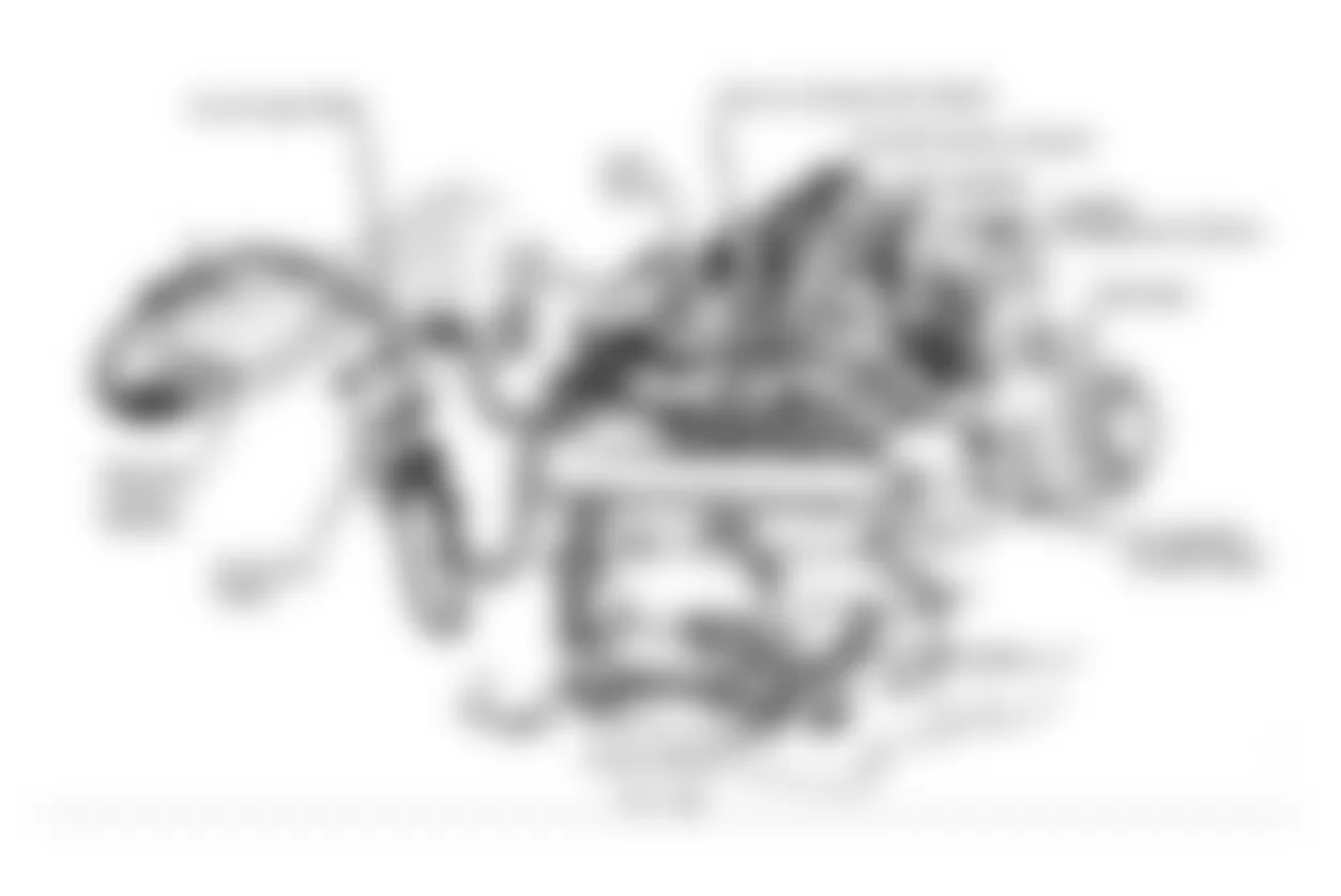 Chevrolet Suburban R1500 1990 - Component Locations -  Component Locations (5 Of 11)