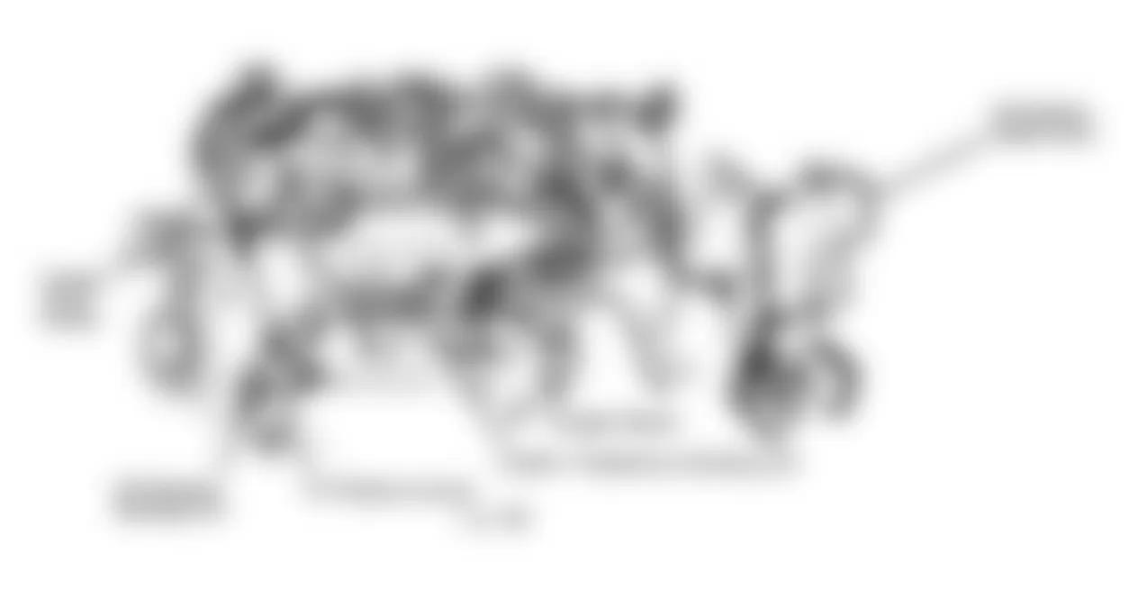 Chevrolet Suburban V1500 1990 - Component Locations - Component Locations (11 Of 11)