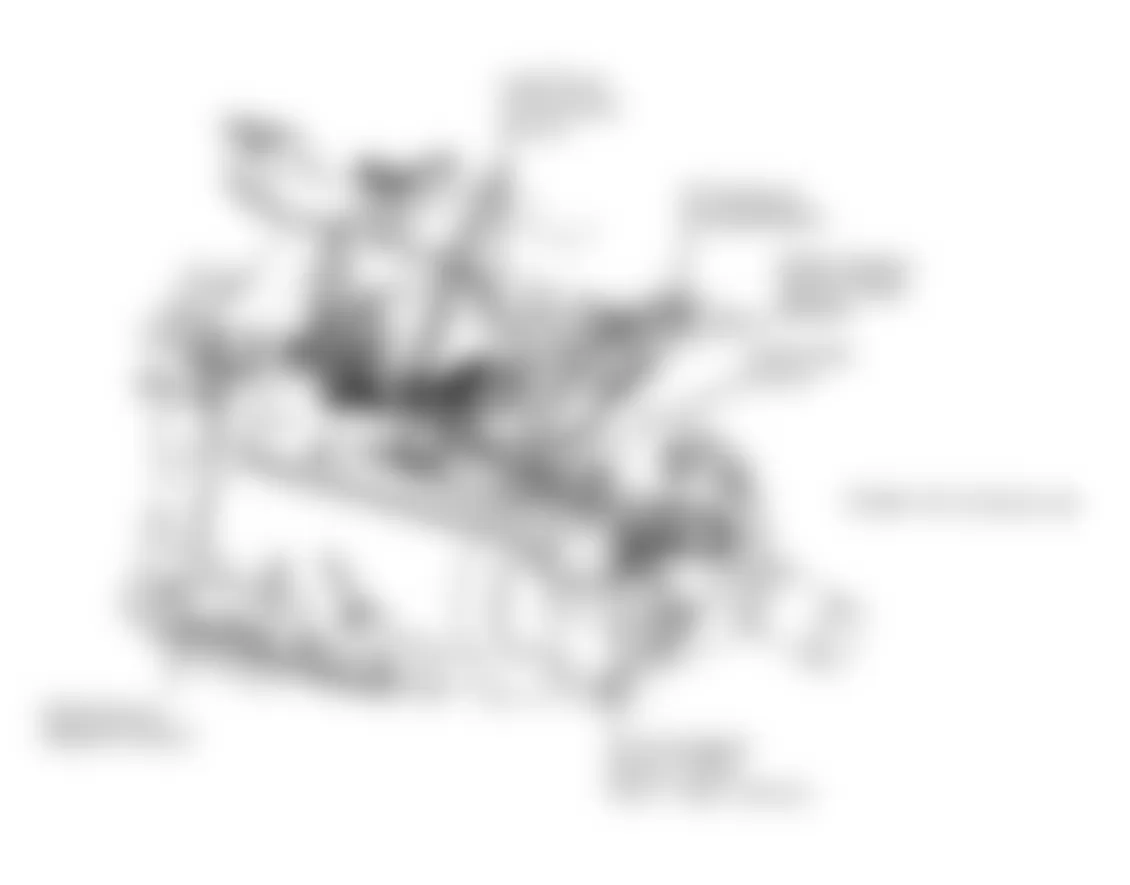 Chevrolet Beretta GTZ 1991 - Component Locations - Component Locations (5 Of 6)