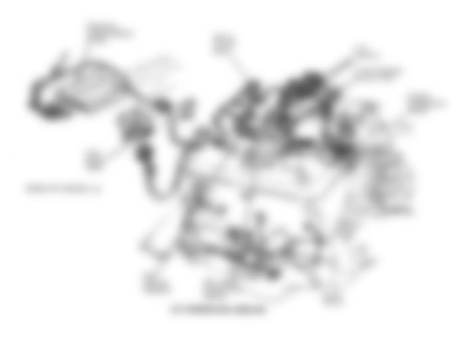 Chevrolet Blazer V1500 1991 - Component Locations -  Component Locations (2 Of 5)