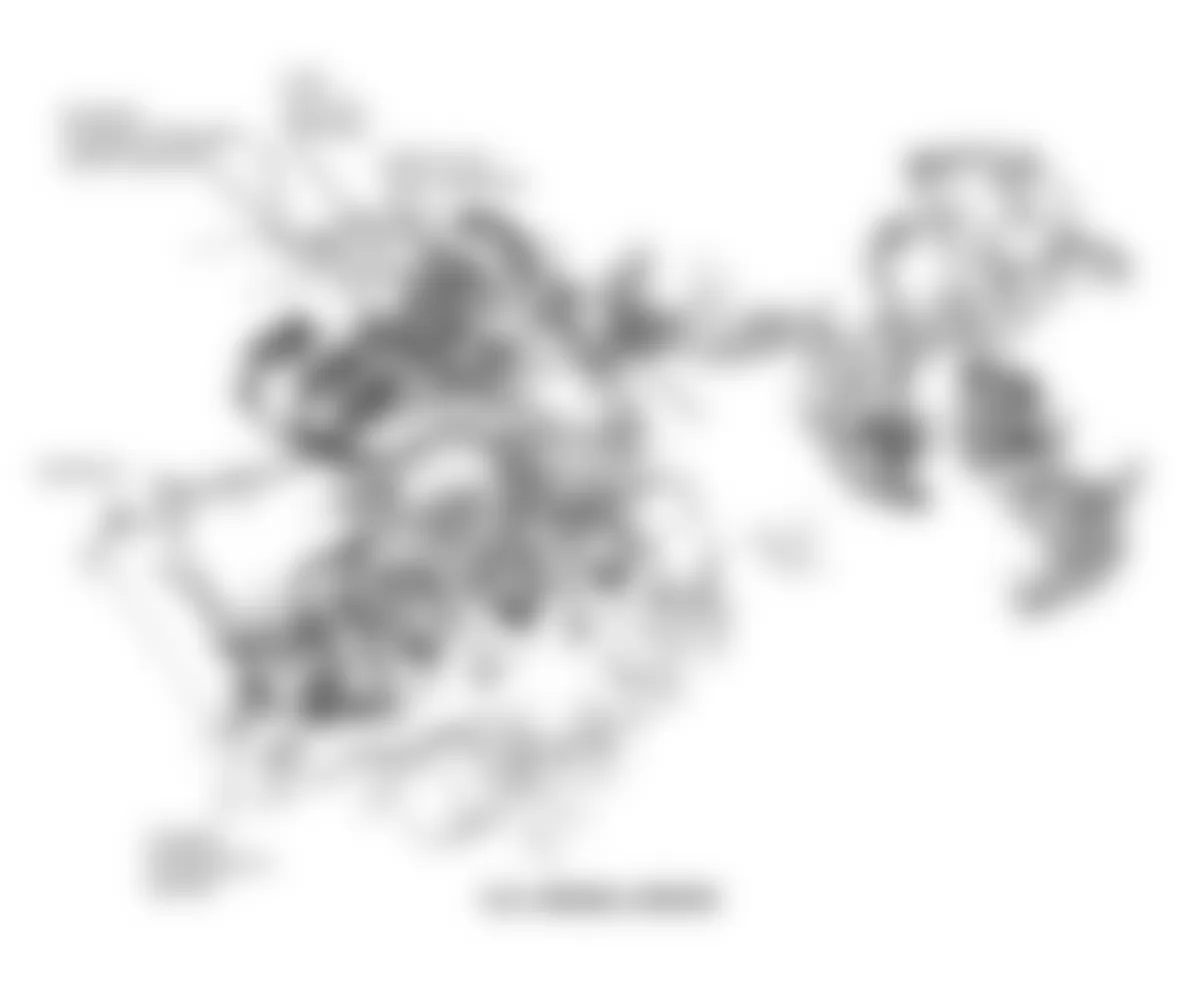 Chevrolet Blazer V1500 1991 - Component Locations -  Component Locations (3 Of 5)