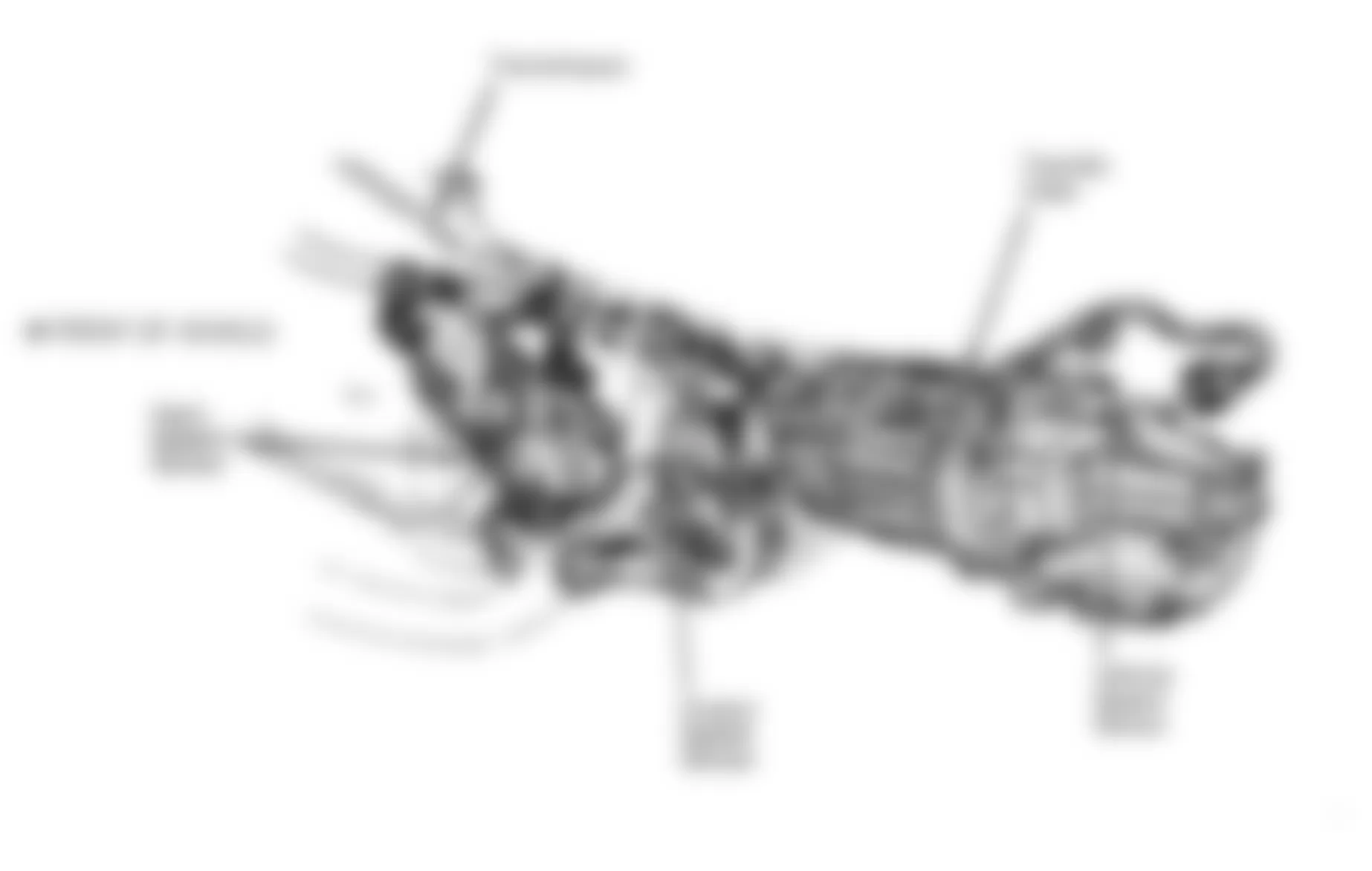 Chevrolet Blazer V1500 1991 - Component Locations -  Component Locations (4 Of 5)