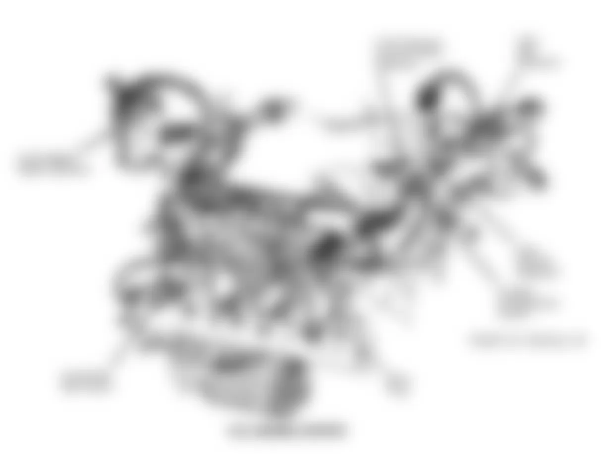 Chevrolet Blazer V1500 1991 - Component Locations -  Component Locations (5 Of 5)