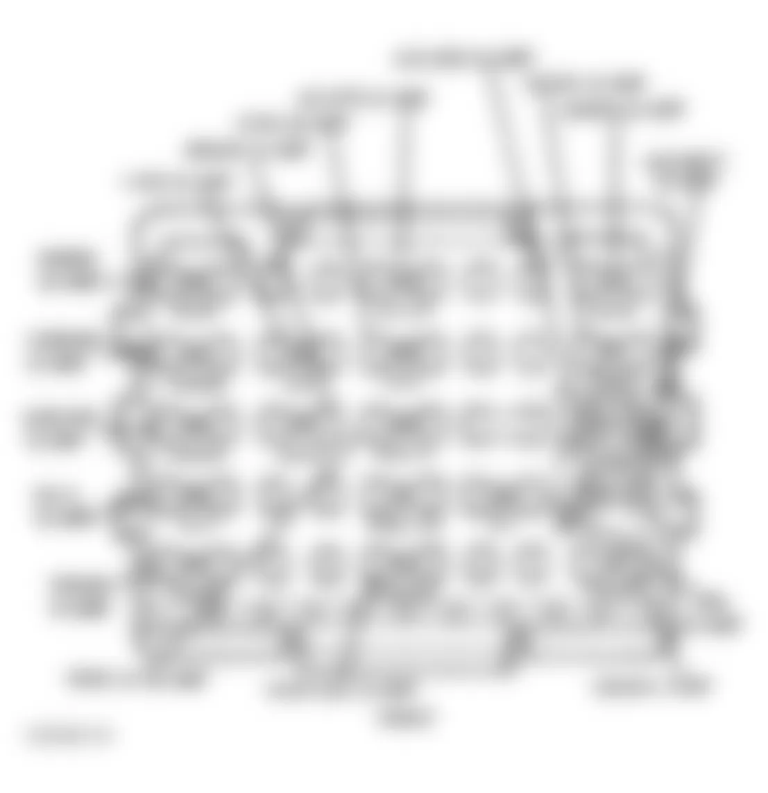 Chevrolet Blazer V1500 1991 - Component Locations -  Identifying Instrument Panel Fuse Block Components