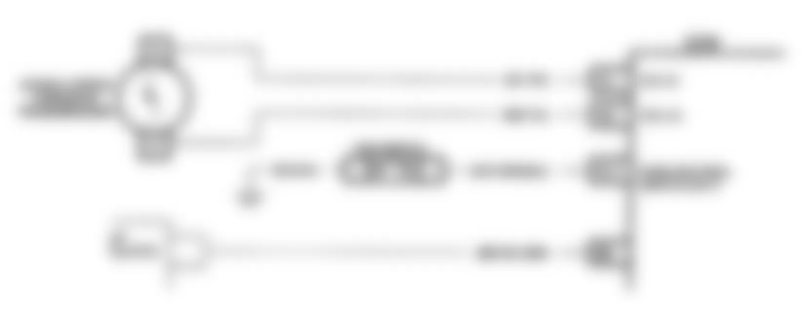 Chevrolet Camaro RS 1991 - Component Locations -  Code 24, Schematic, W Body, Speed Sensor (VSS)