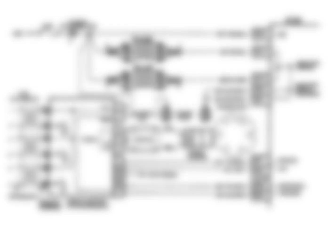 Chevrolet Camaro RS 1991 - Component Locations -  Code 42, Schematic, A Body, EST Circuit Open/Grounded