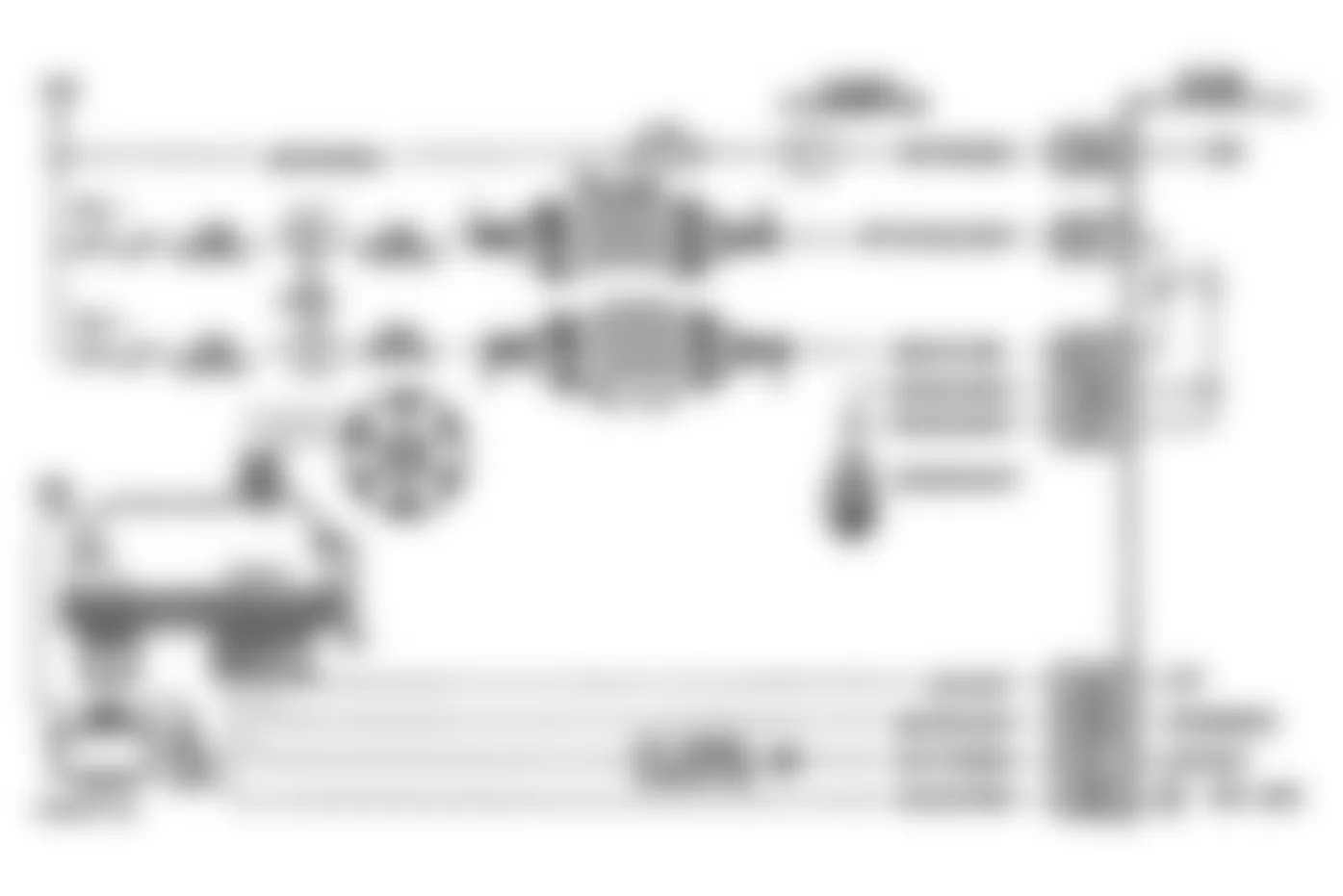 Chevrolet Camaro RS 1991 - Component Locations -  Code 42, Schematic, F Body, EST Circuit Open/Grounded