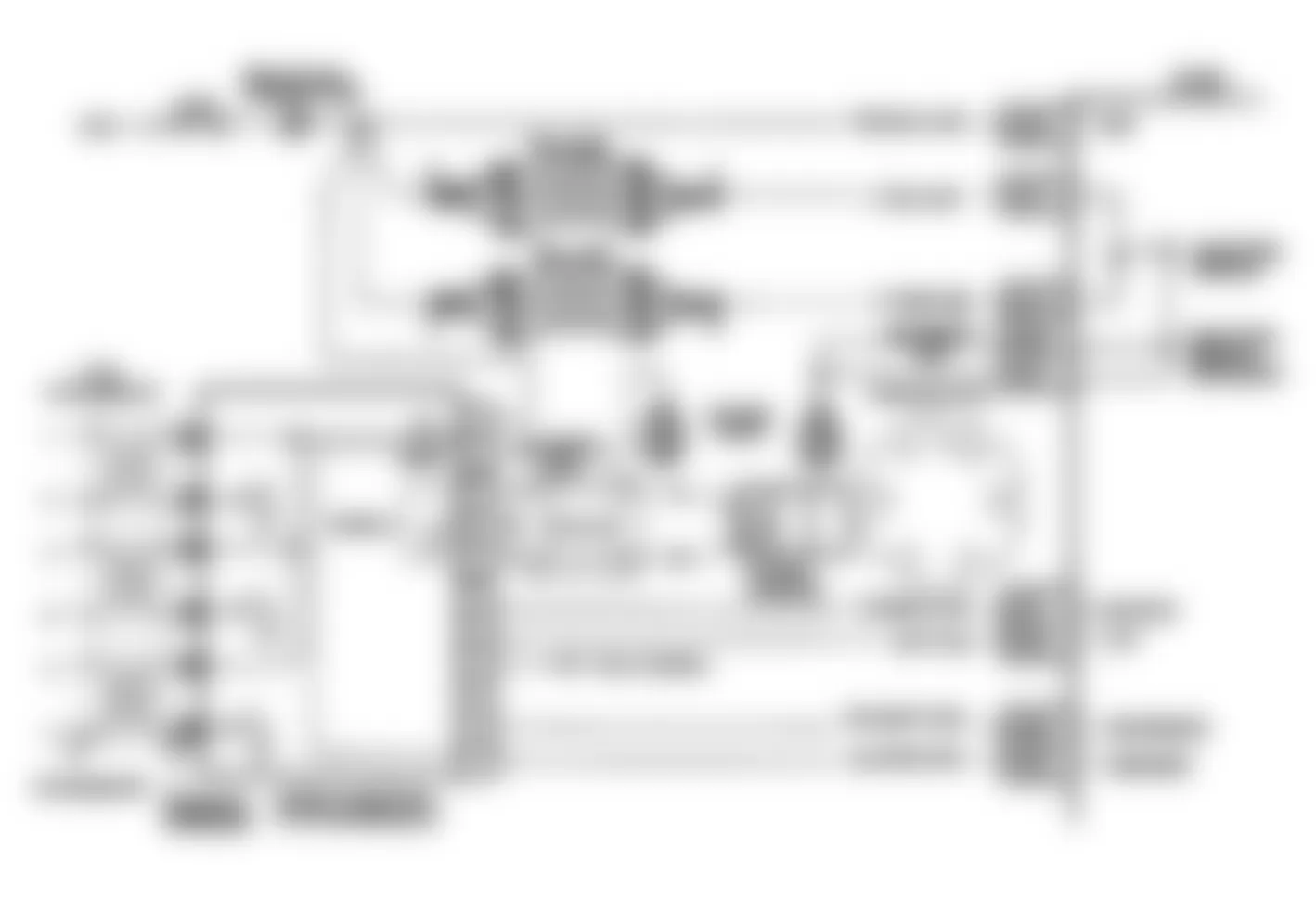 Chevrolet Camaro RS 1991 - Component Locations -  Code 42, Schematic, J Body, EST Circuit Open/Grounded