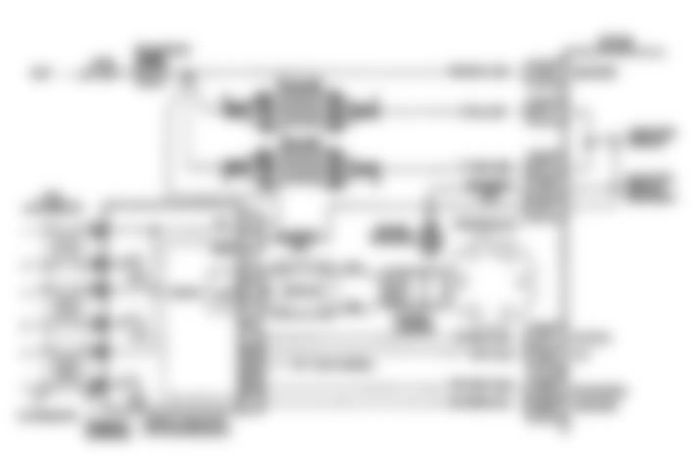 Chevrolet Camaro RS 1991 - Component Locations -  Code 42, Schematic, L Body, EST Circuit Open/Grounded