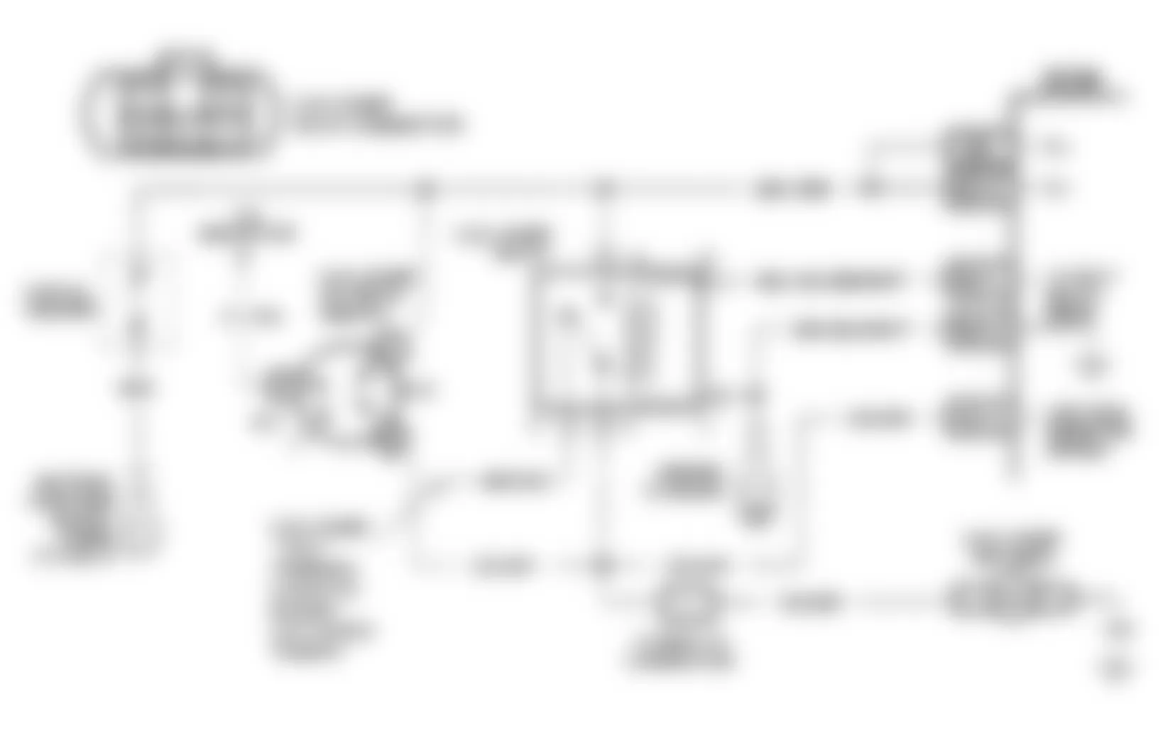 Chevrolet Camaro RS 1991 - Component Locations -  Code 54, Schematic, A Body, Fuel Pump Voltage Low