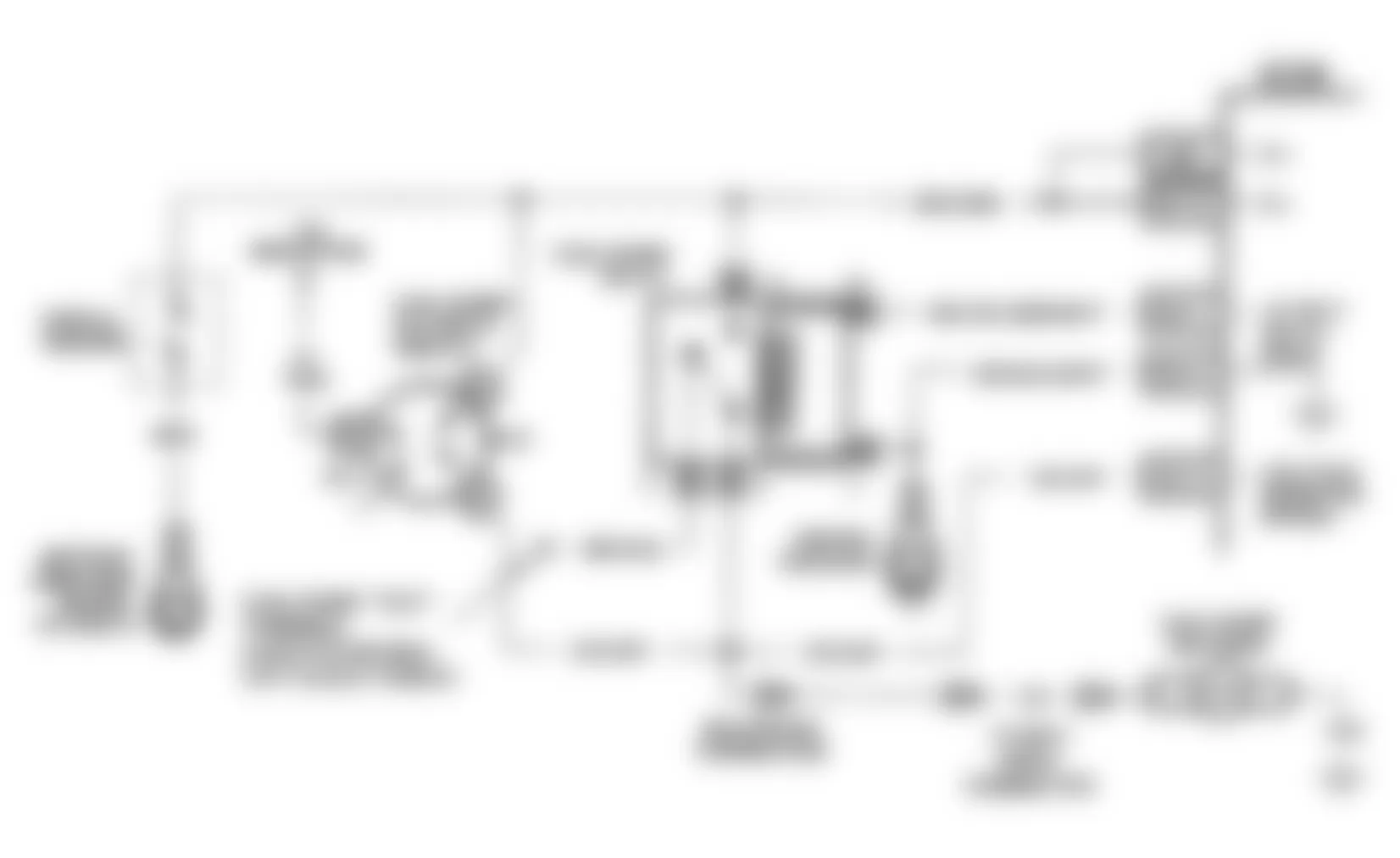 Chevrolet Camaro RS 1991 - Component Locations -  Code 54, Schematic, F Body, Fuel Pump Voltage Low