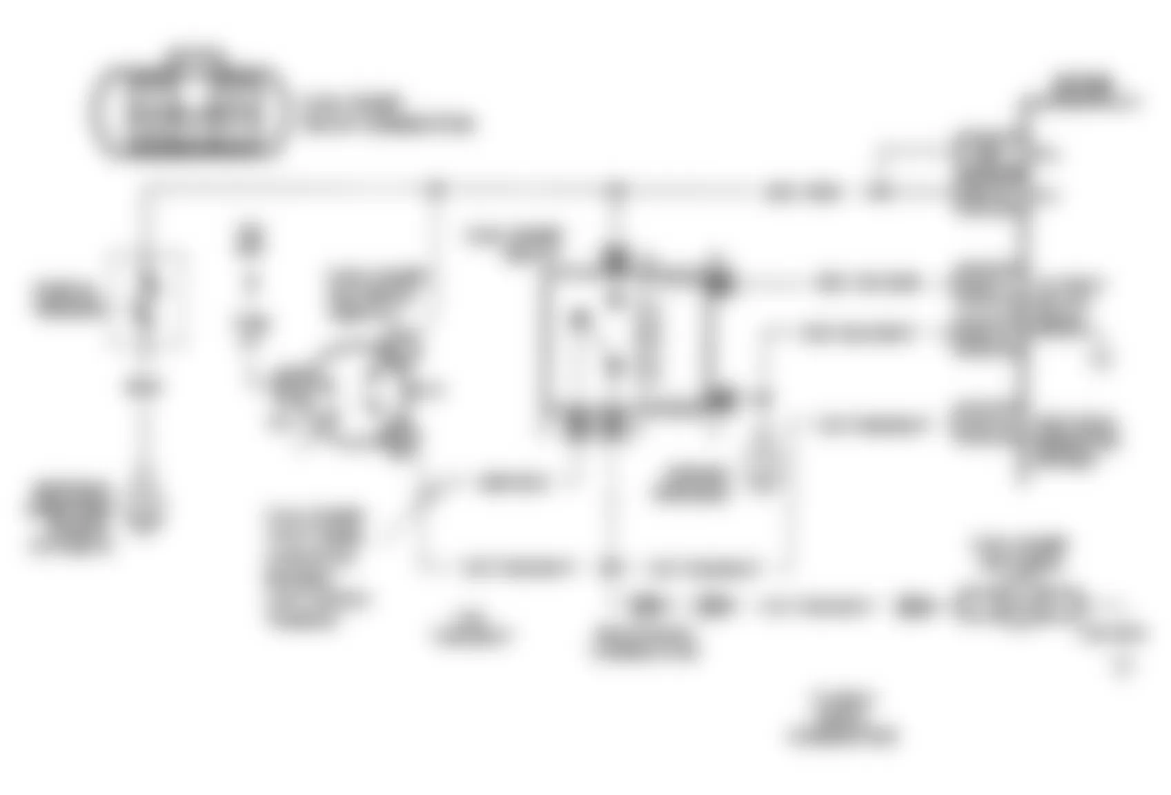 Chevrolet Camaro RS 1991 - Component Locations -  Code 54, Schematic, L Body, Fuel Pump Voltage Low