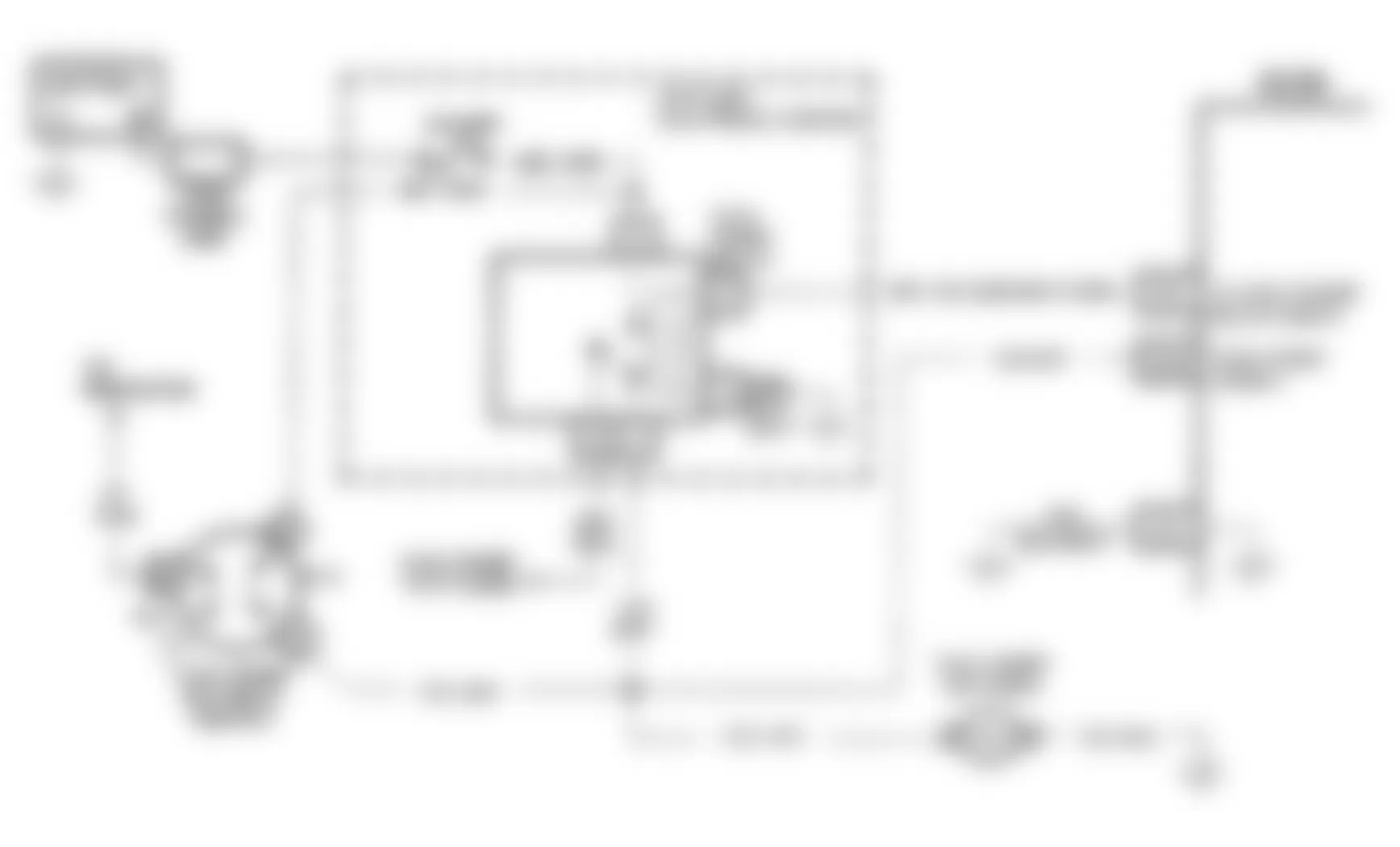 Chevrolet Camaro RS 1991 - Component Locations -  Code 54, Schematic, W Body, Fuel Pump Voltage Low