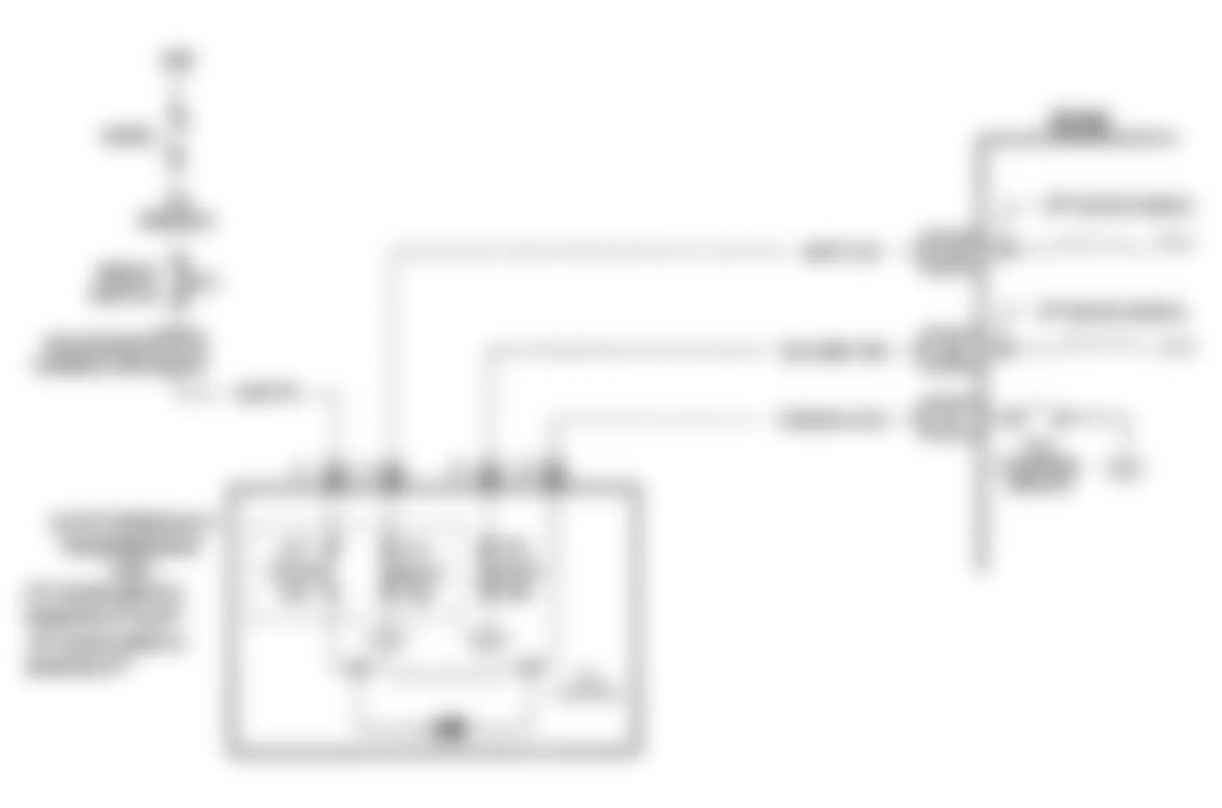 Chevrolet Camaro RS 1991 - Component Locations -  Code 62, Schematic, W Body, Gear Switch Error