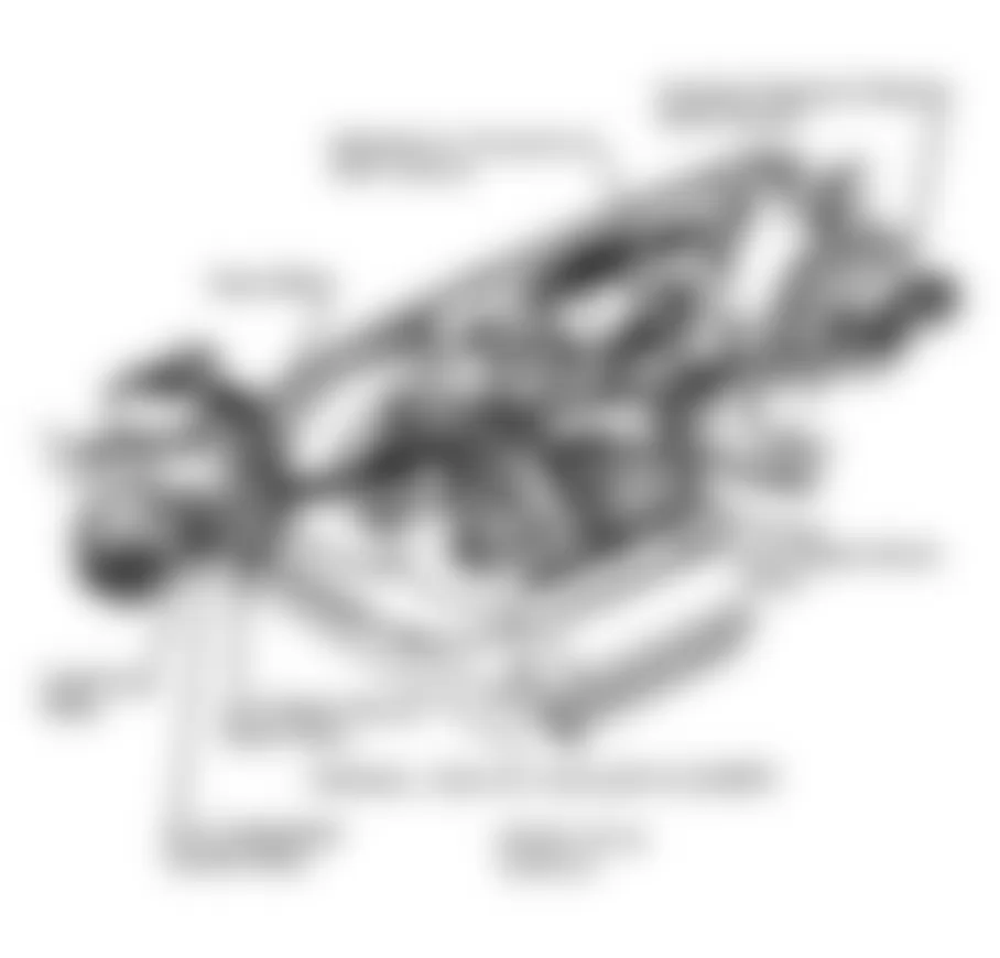Chevrolet Cavalier VL 1991 - Component Locations -  Component Locations (4 Of 6)