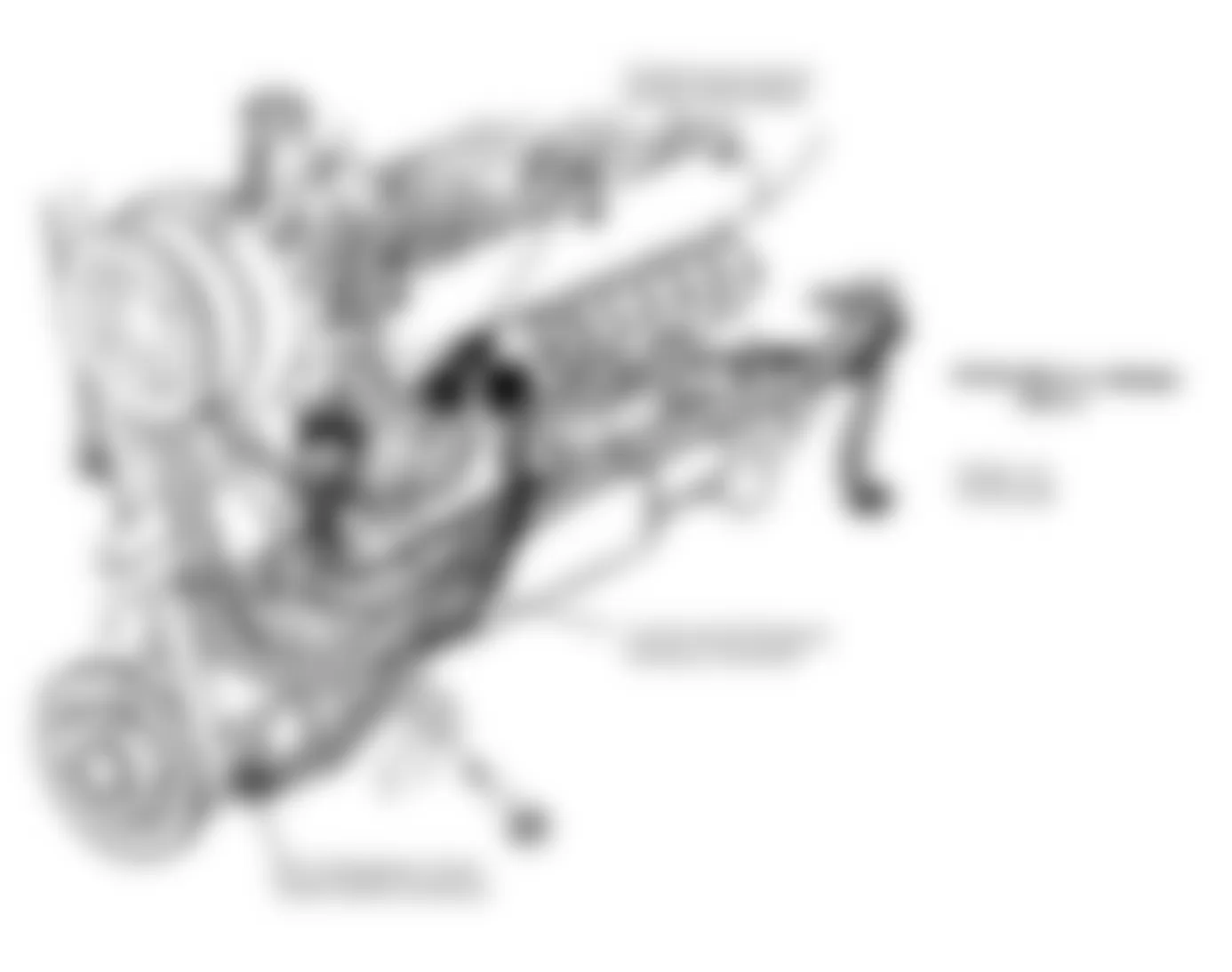 Chevrolet Cavalier VL 1991 - Component Locations -  Component Locations (6 Of 6)