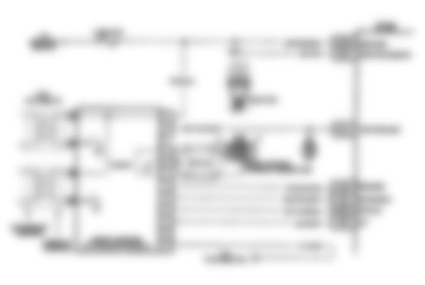 Chevrolet Cavalier VL 1991 - Component Locations -  Code 42, Schematic, (J Body) EST Circuit Open or Grounded