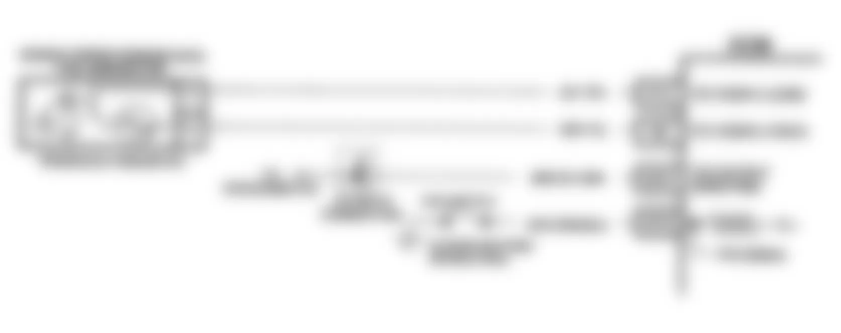 Chevrolet Cavalier Z24 1991 - Component Locations -  Code 24, Schematic, J Body, Speed Sensor (VSS)