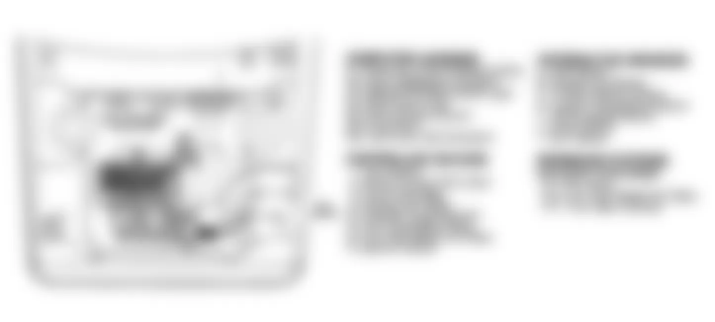 Chevrolet Corsica LT 1991 - Component Locations -  Component Locations (2 Of 6)