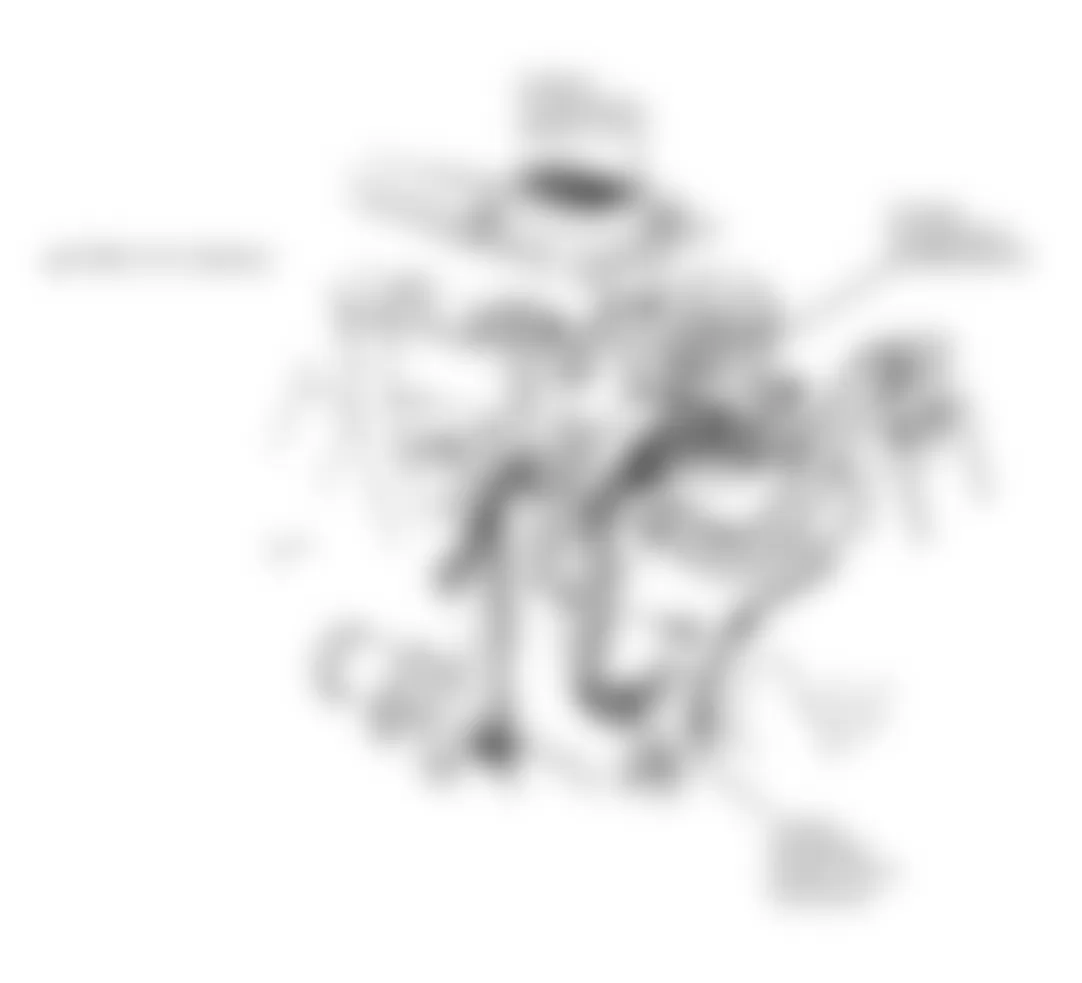 Chevrolet Corsica LT 1991 - Component Locations -  Component Locations (6 Of 6)