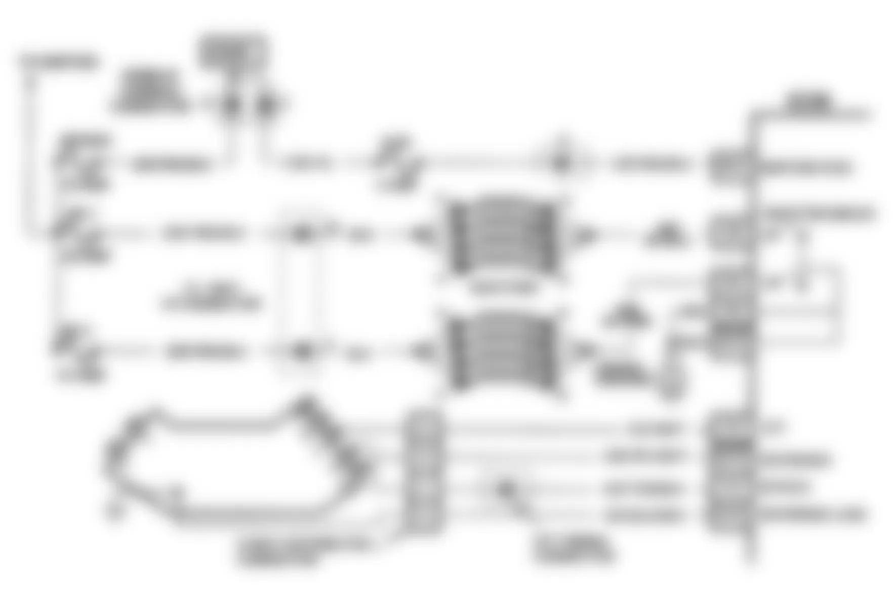 Chevrolet Corvette ZR-1 1991 - Component Locations -  Code 42, Schematic, EST Circuit Open or Grounded