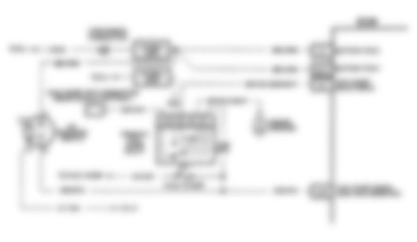 Chevrolet Corvette ZR-1 1991 - Component Locations -  Code 54, Schematic, Fuel Pump Voltage Low