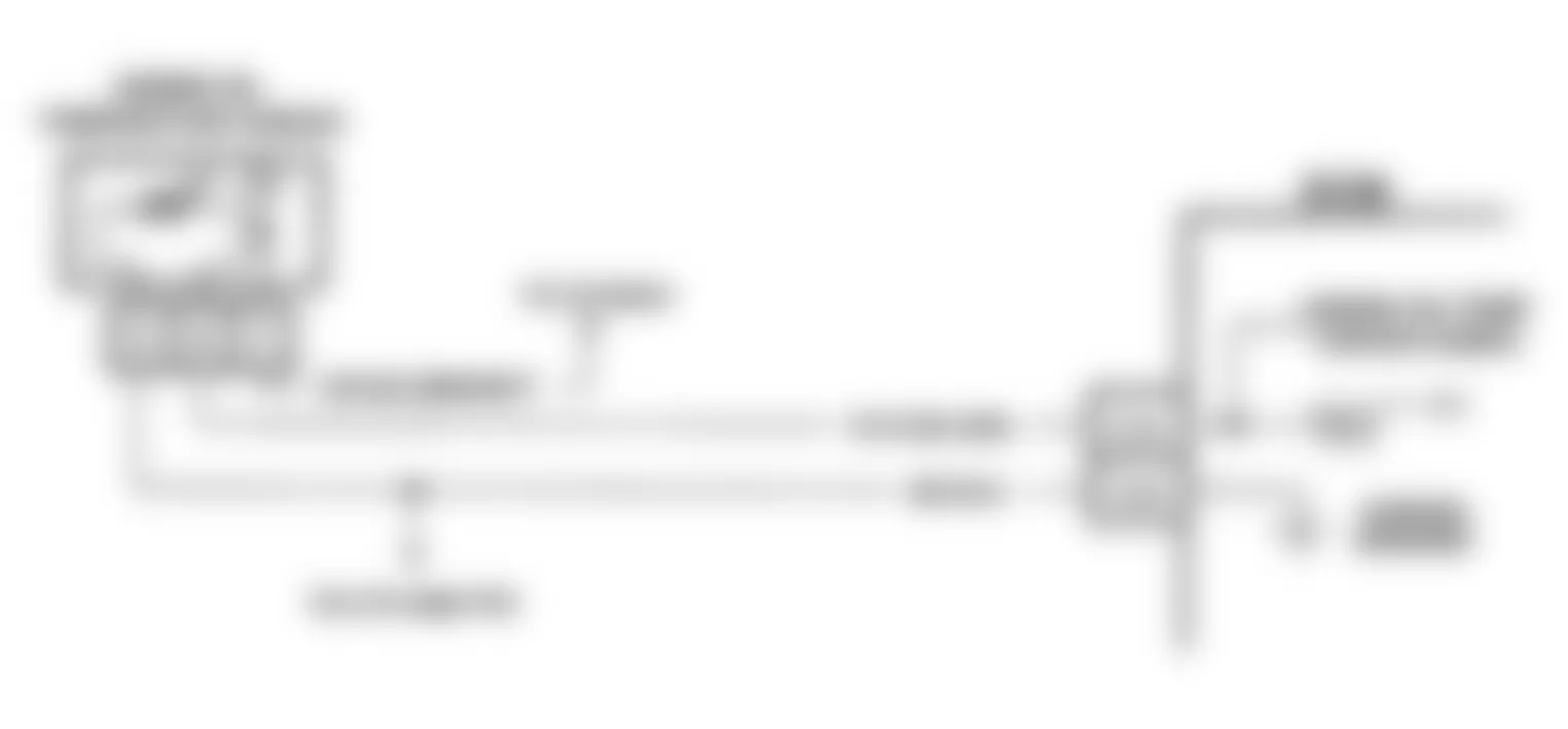 Chevrolet Corvette ZR-1 1991 - Component Locations -  Code 62, Schematic, High Engine Oil Temperature