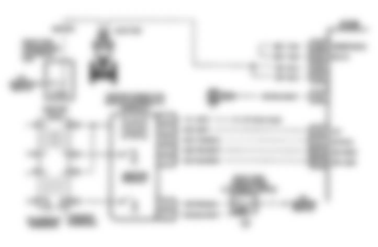 Chevrolet Lumina 1991 - Component Locations -  Code 42, Schematic, EST Circuit Open or Grounded