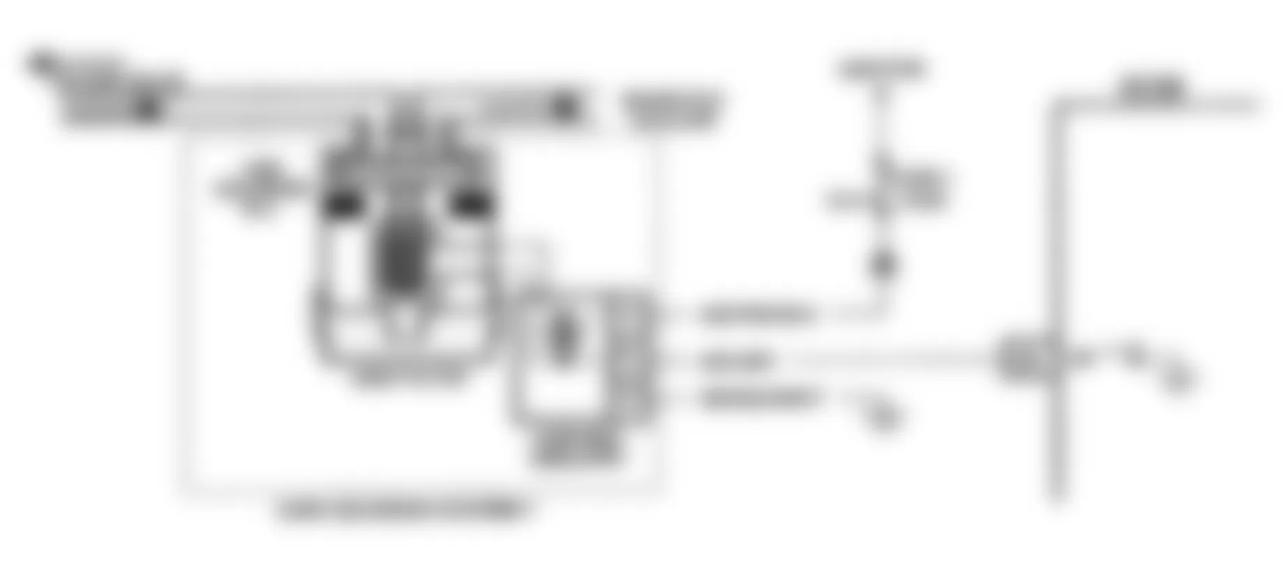Chevrolet Lumina APV 1991 - Component Locations -  Code 32 Schematic (2.8L, 4.3L S & T Series & 7.4L) EGR System Error
