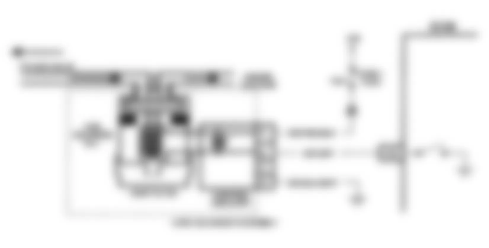 Chevrolet Lumina APV 1991 - Component Locations -  Code 32 Schematic (3.1L) EGR System Error