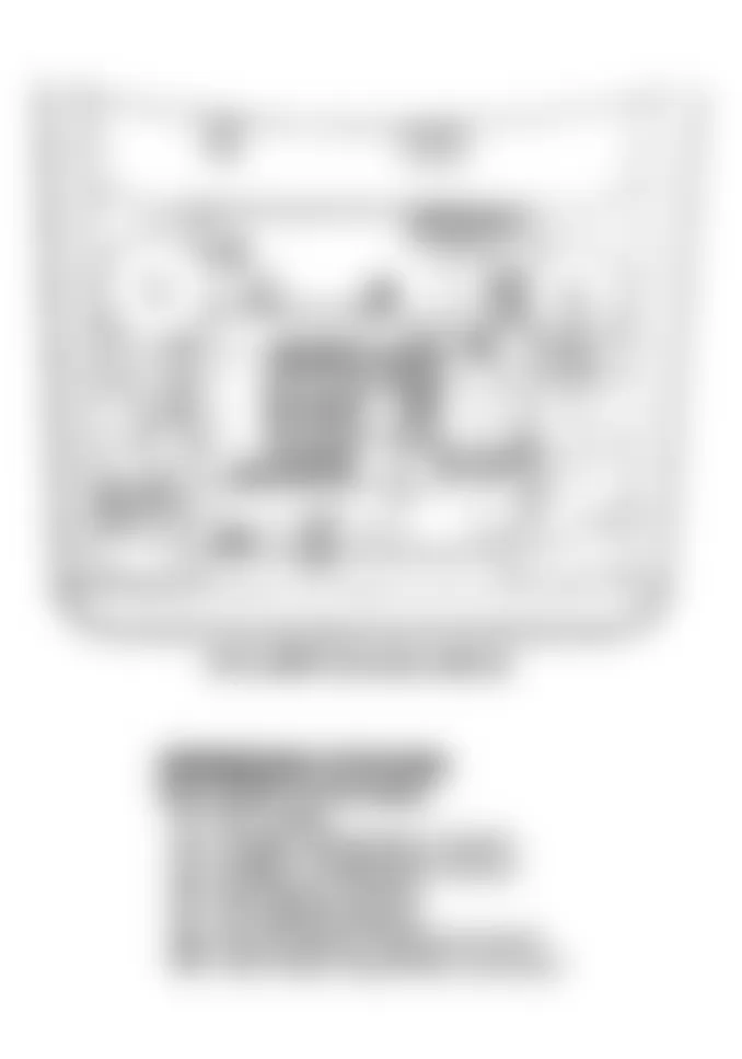 Chevrolet Lumina Z34 1991 - Component Locations -  Component Locations (2 Of 5)