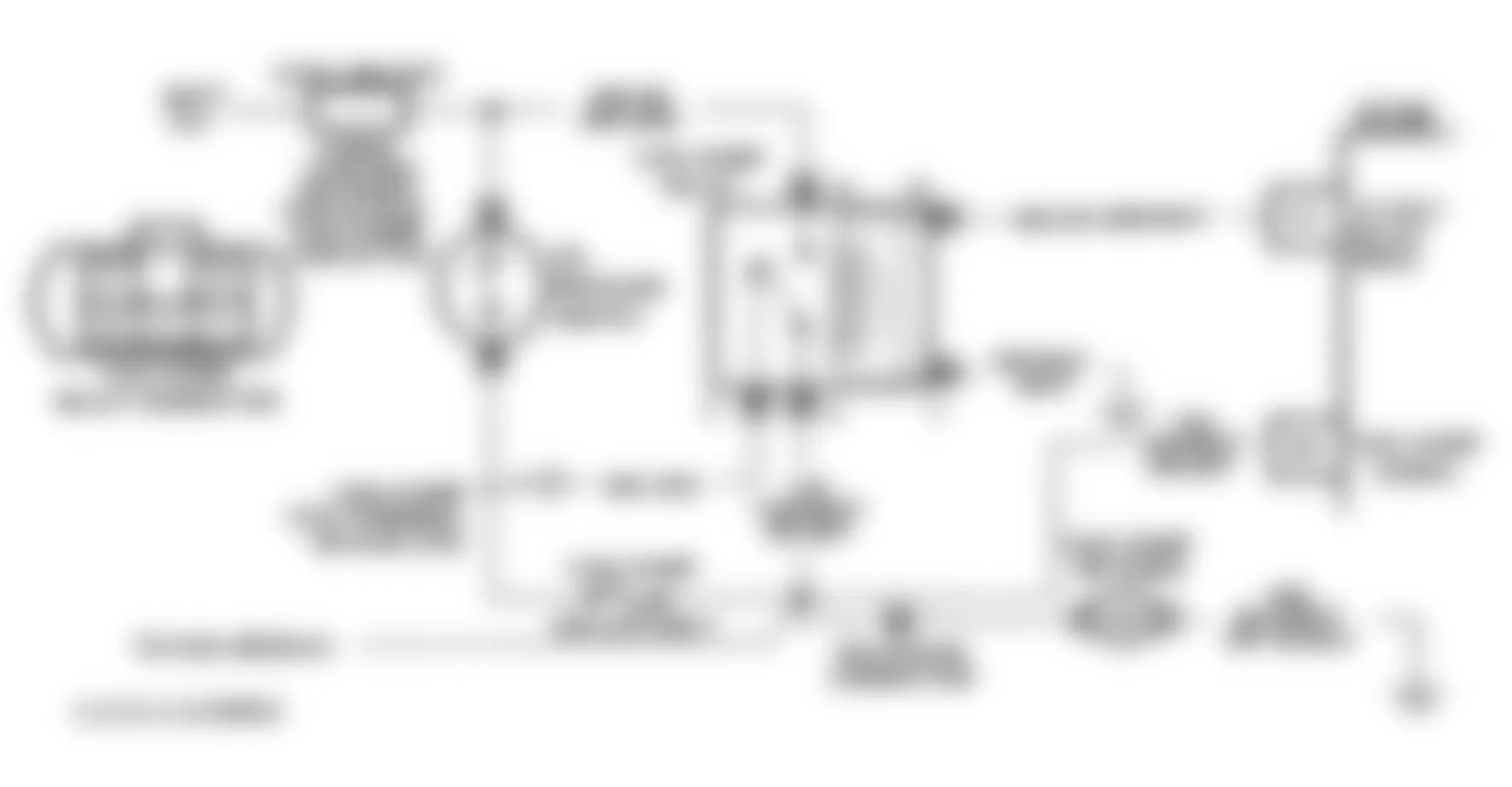 Chevrolet S10 Blazer 1991 - Component Locations -  Code 54 Schematic (C, K, R, V, G, & P Series W/O 4L80-E Trans) Fuel Pump Circuit