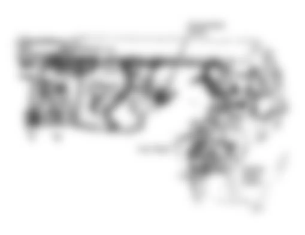 Chevrolet Suburban V2500 1991 - Component Locations -  Component Locations (6 Of 8)