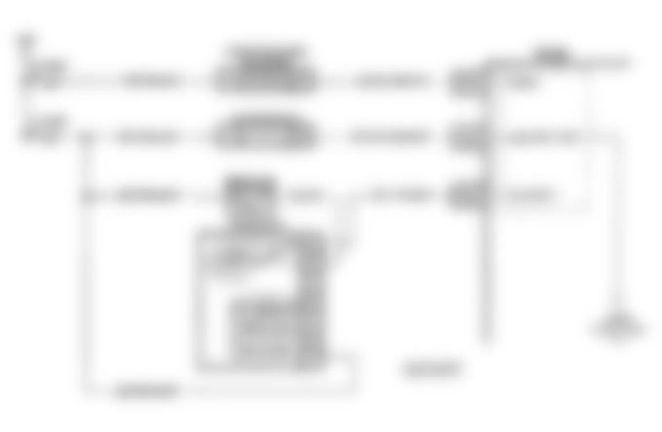 Chevrolet APV 1992 - Component Locations -  Code 26, Schematic, Quad-Driver Circuit 3.8L (1 of 3)