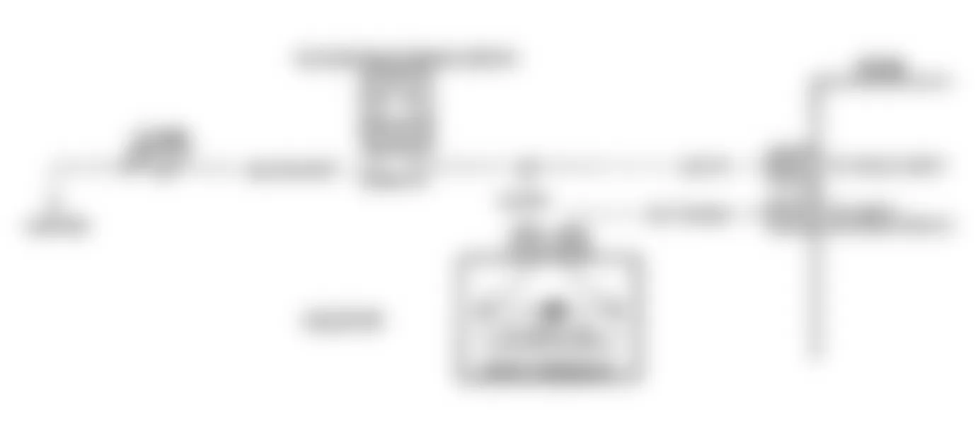 Chevrolet APV 1992 - Component Locations -  Code 39, Schematic, TCC Circuit 3.8L