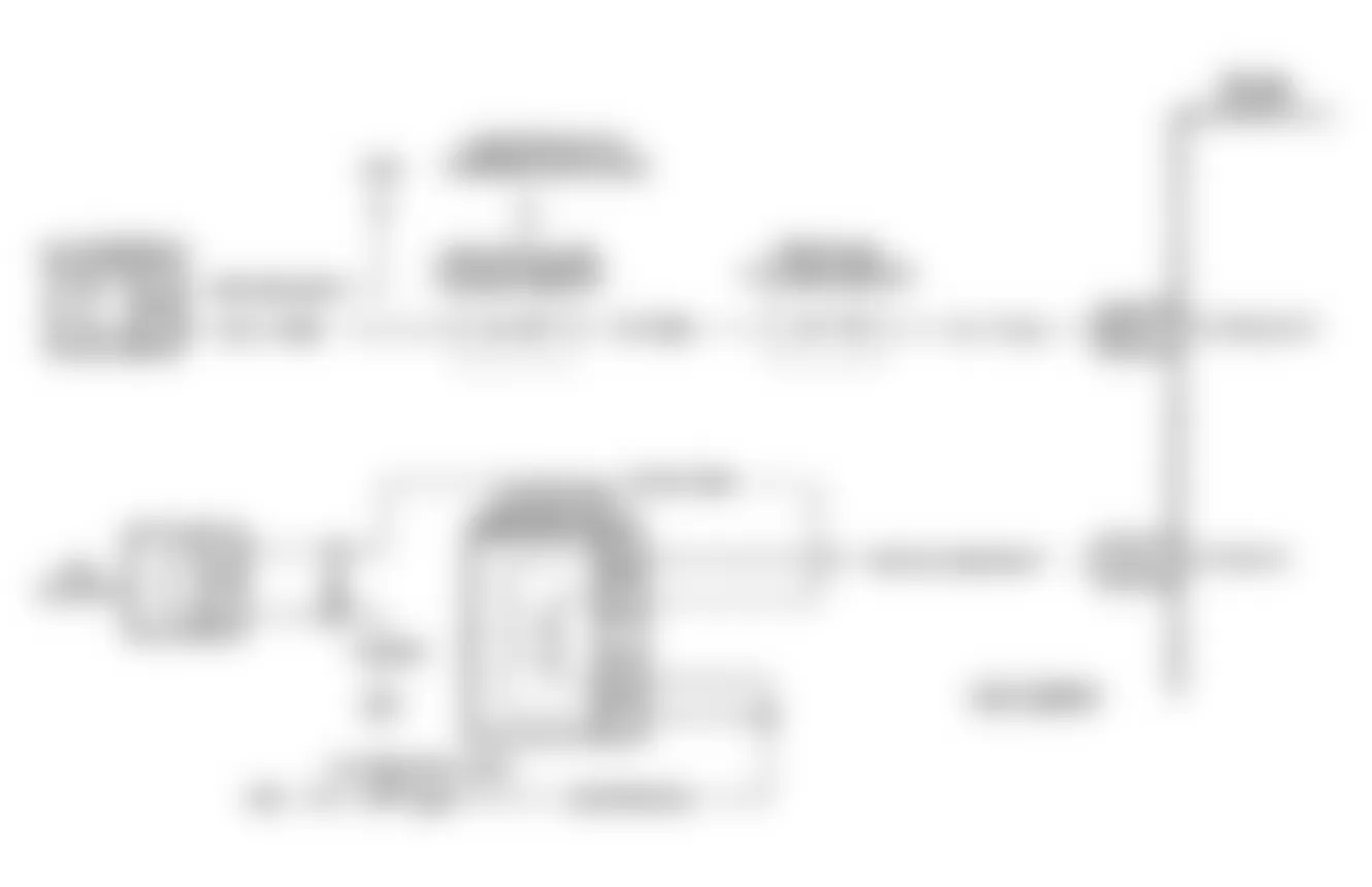 Chevrolet APV 1992 - Component Locations -  Code 66, Schematic, Low A/C Refrigerant Charge (3.8L)