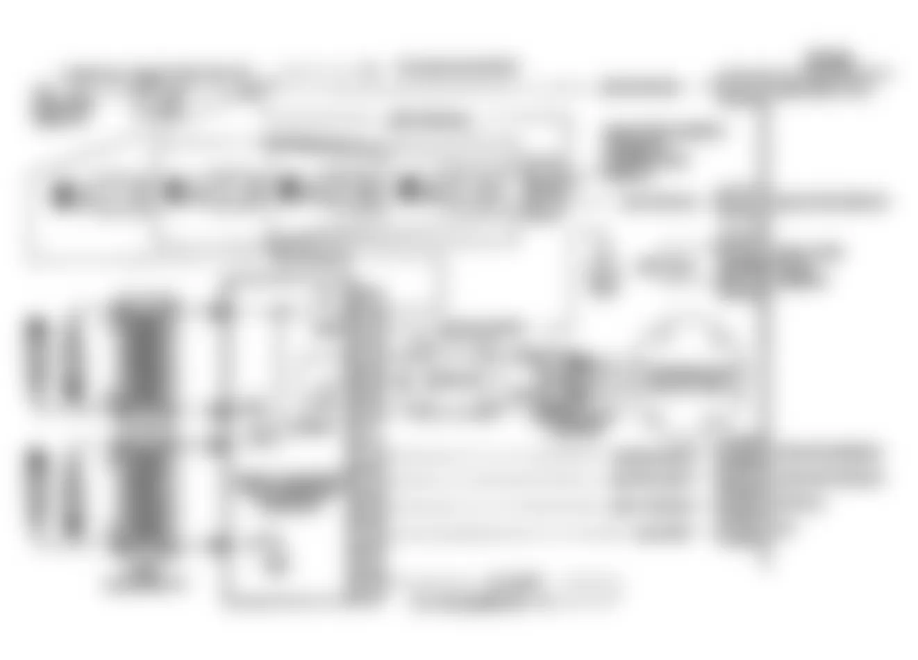 Chevrolet Beretta 1992 - Component Locations -  Code 42, Schematic, EST Ckt Open or Grounded, L Body