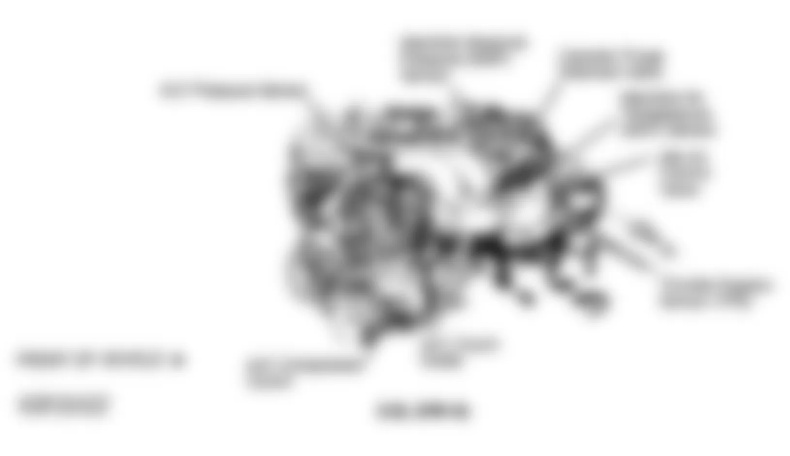 Chevrolet Beretta GT 1992 - Component Locations -  Component Locations (6 Of 6)