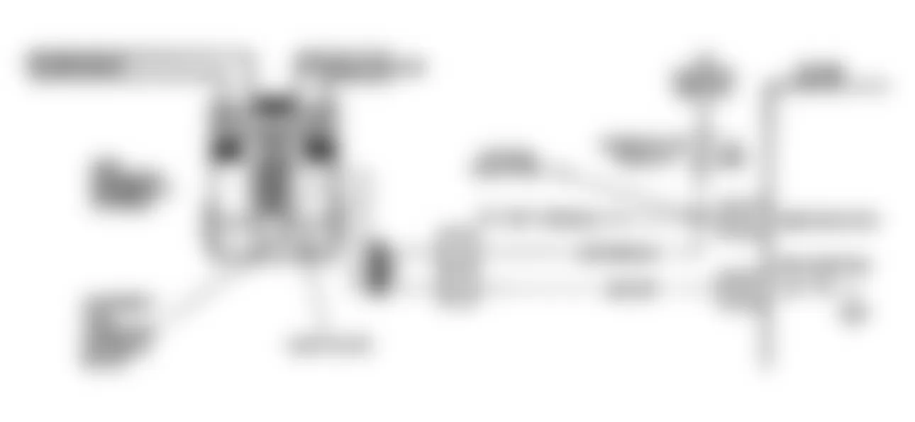 Chevrolet Cavalier RS 1992 - Component Locations -  Code 32, Schematic EGR Sys Error, L Body
