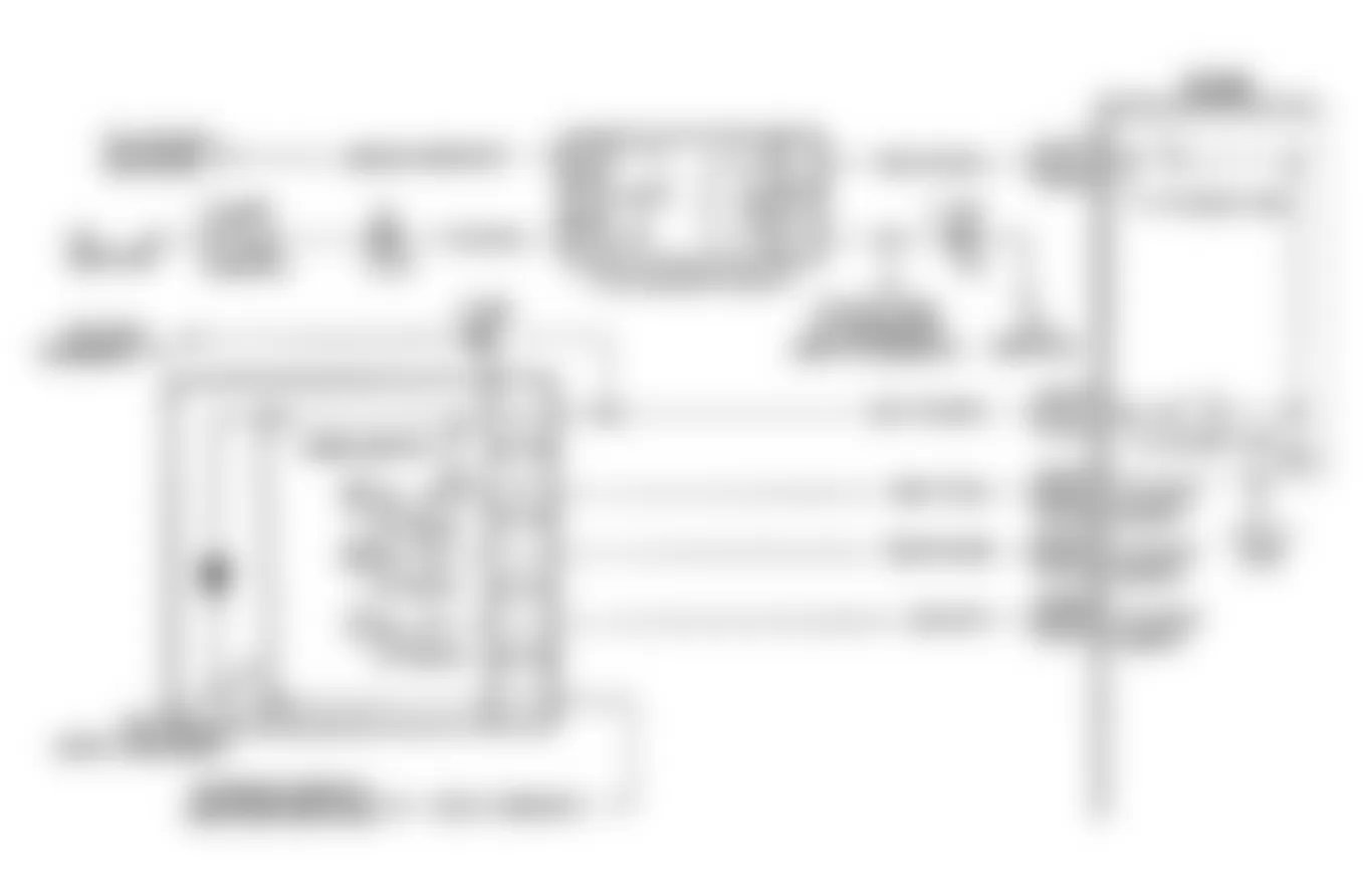 Chevrolet Corvette 1992 - Component Locations -  Code 27, Schematic, Quad-Driver No. 2, Y Body