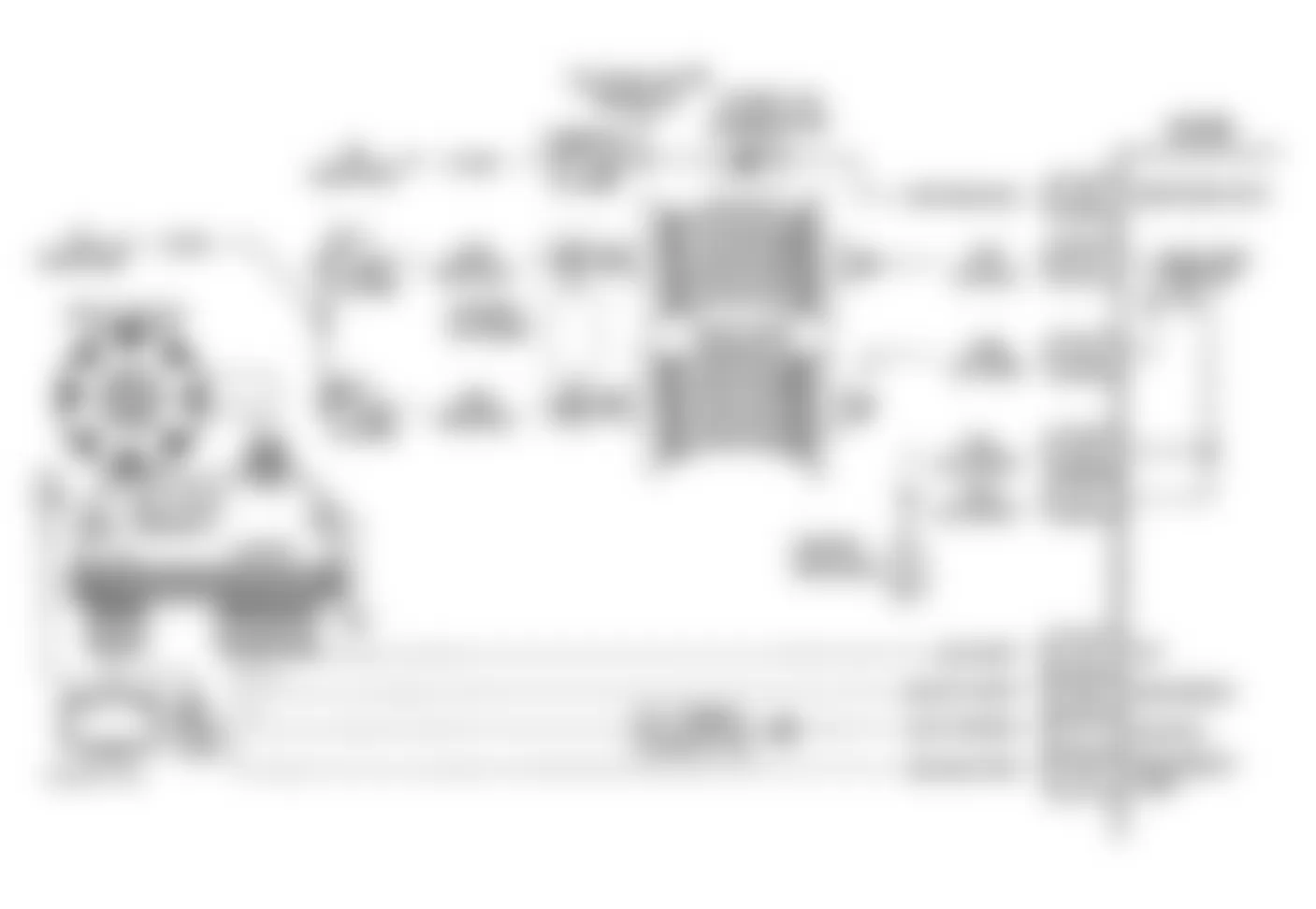 Chevrolet Corvette 1992 - Component Locations -  Code 42, Schematic, EST Ckt Open or Grounded, PFI F Body