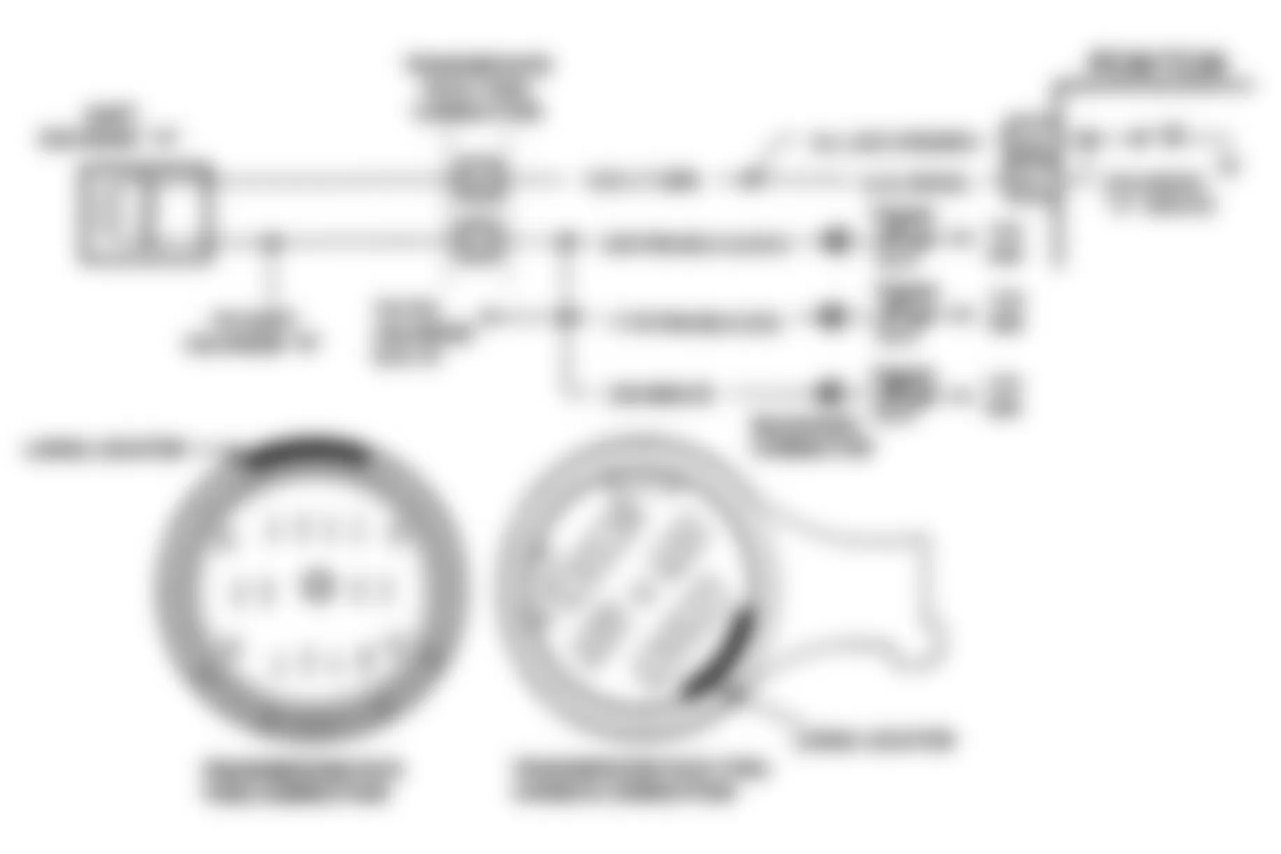 Chevrolet Suburban K1500 1992 - Component Locations -  Shift Solenoid A Circuit Check, Schematic