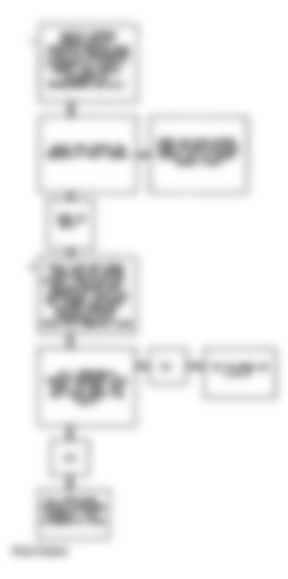 Chevrolet APV 1993 - Component Locations -  CODE 26, Flowchart, Quad Driver Circuit (3.8L)(1 of 2)