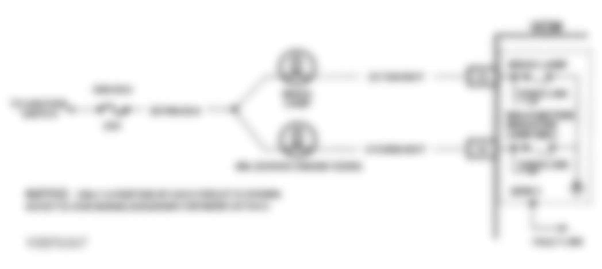 Chevrolet APV 1993 - Component Locations -  CODE 27, Schematic, Quad Driver No. 2 (4.3L S & T P/U W/M/T)