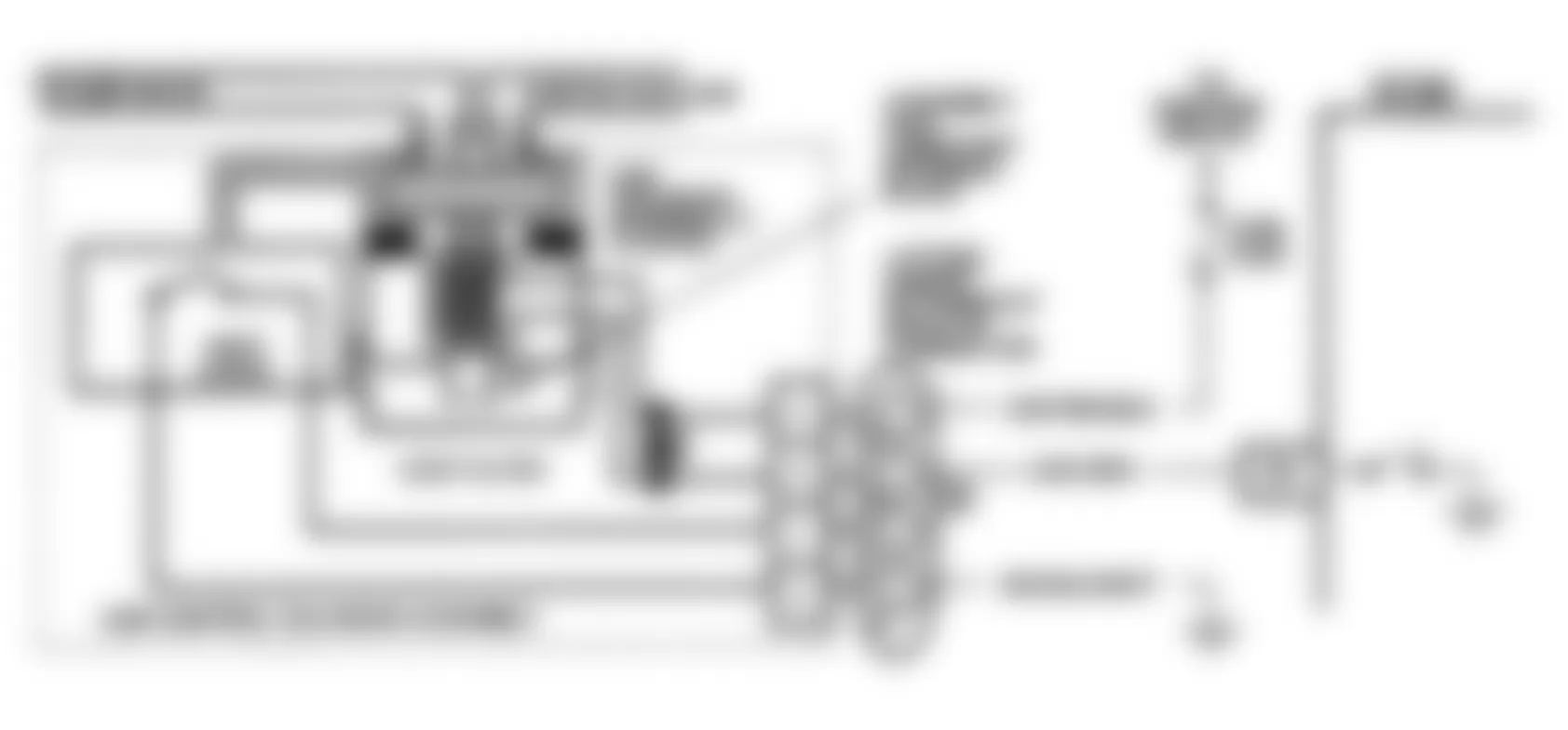 Chevrolet APV 1993 - Component Locations -  CODE 32, Schematic, EGR System Error (4.3L Turbo)