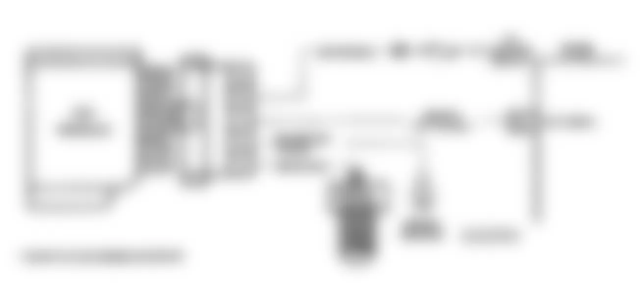 Chevrolet APV 1993 - Component Locations -  CODE 43, Schematic, ESC W/ Spark Control Module (Exc. 3.1L)