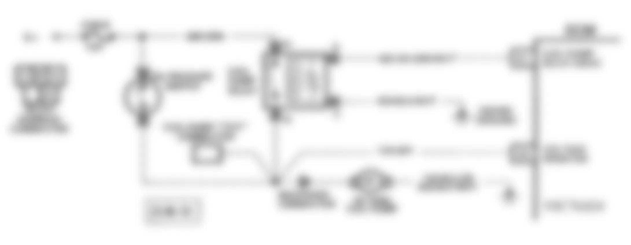 Chevrolet APV 1993 - Component Locations -  CODE 54, Schematic, Fuel Pump Circuit (4.3L Turbo)