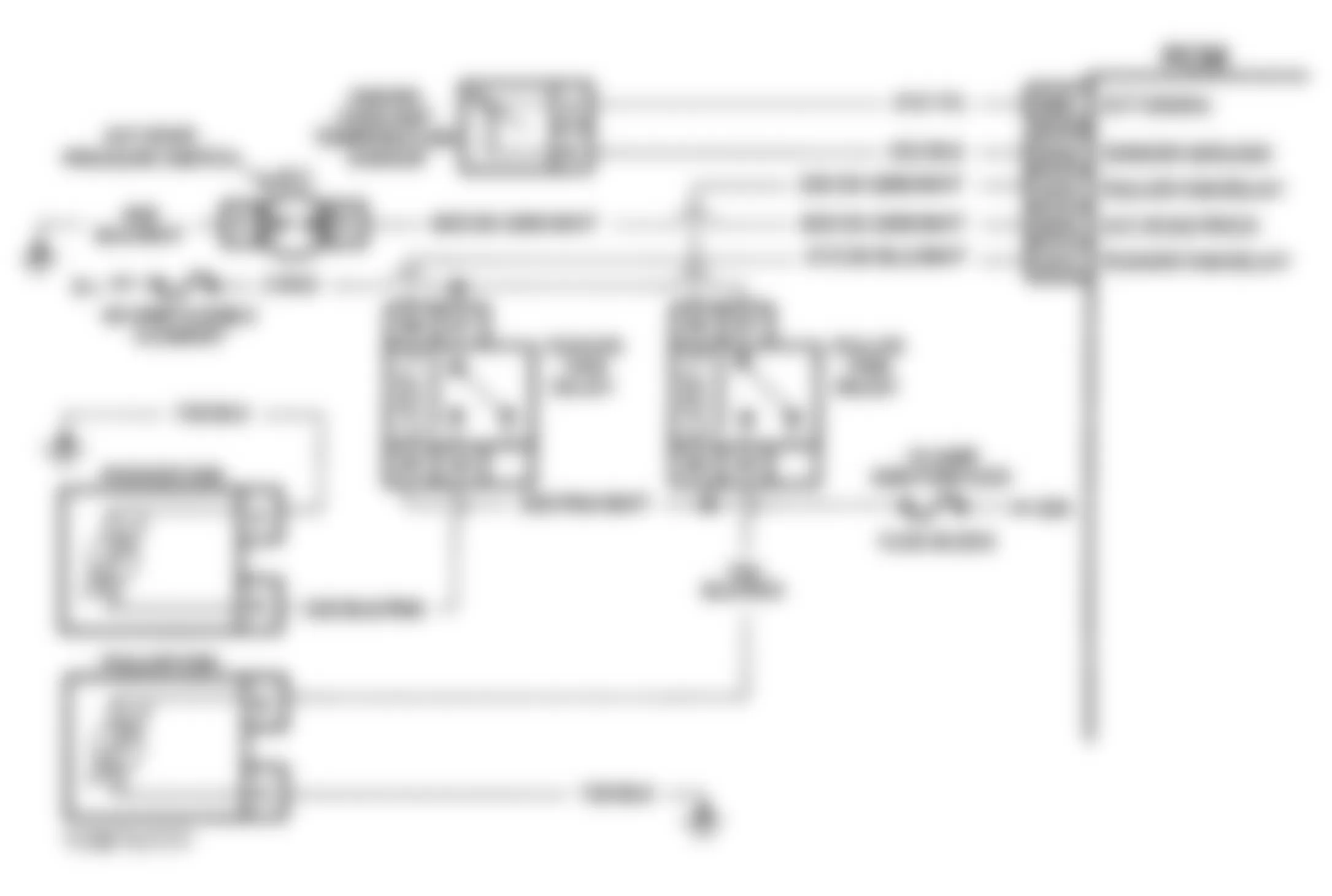 Chevrolet APV 1993 - Component Locations -  CODE 69, Schematic, A/C Head Pressure Switch (3.8L)