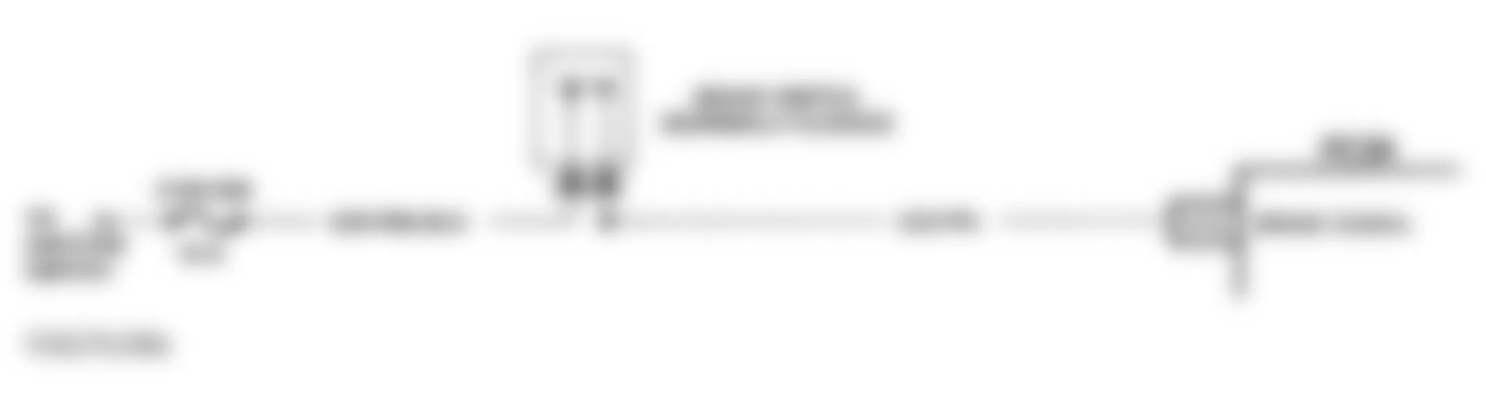 Chevrolet Astro 1993 - Component Locations -  CODE 37, Schematic, Brake Switch Stuck On